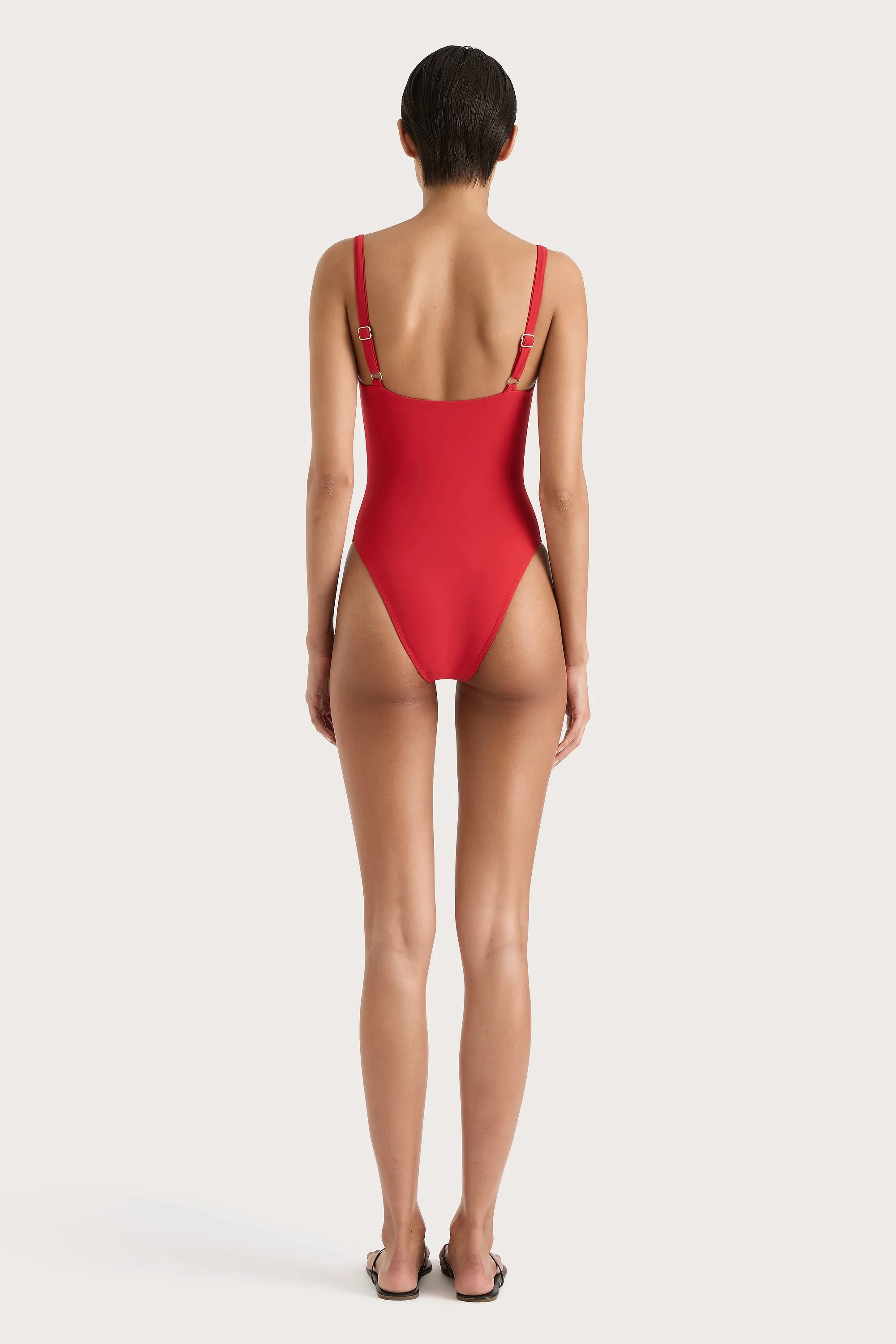 Dinard One Piece Red - Final Sale sold by Faithfull the Brand product image thumbnail 5