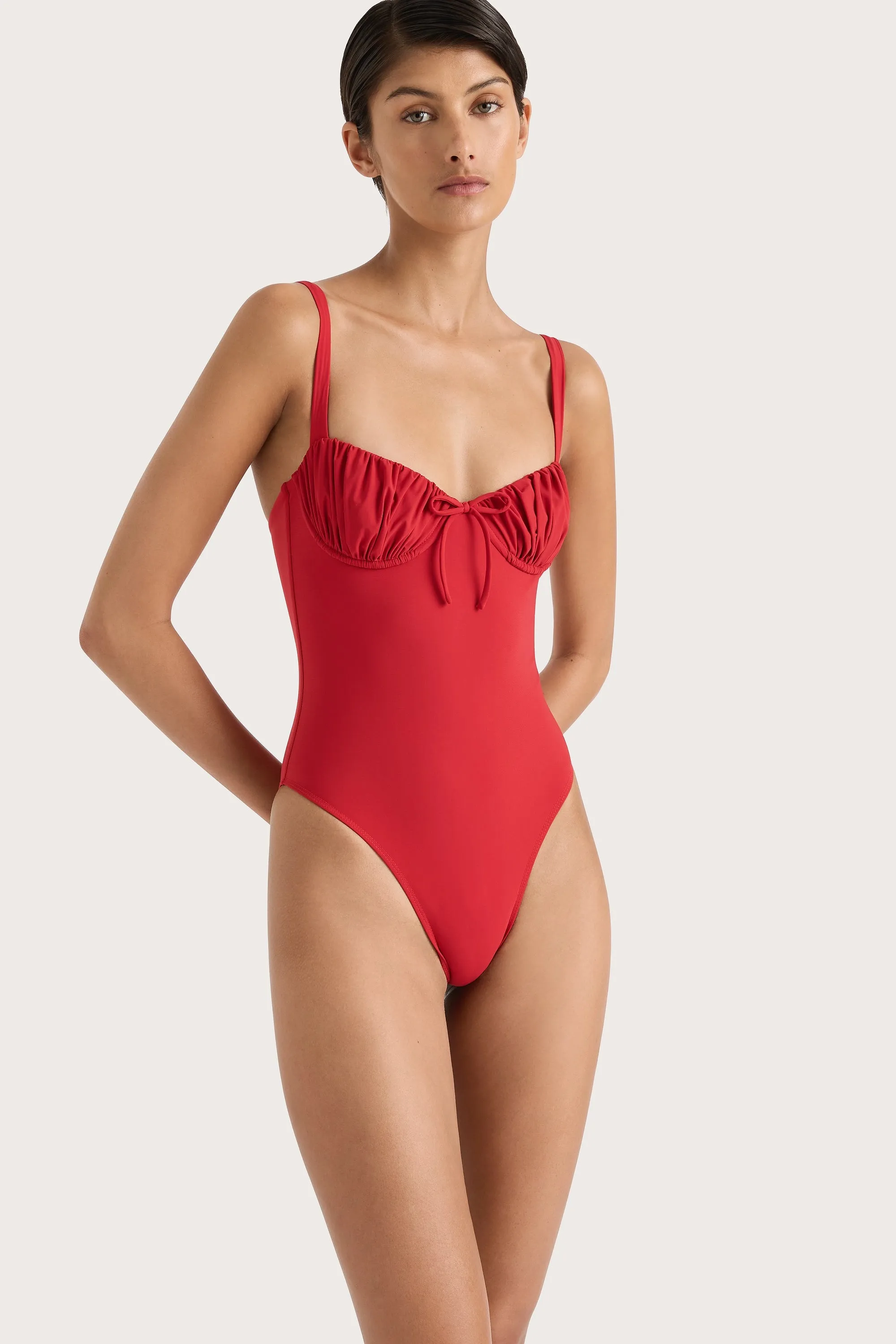 Dinard One Piece Red - Final Sale sold by Faithfull the Brand product image thumbnail 3