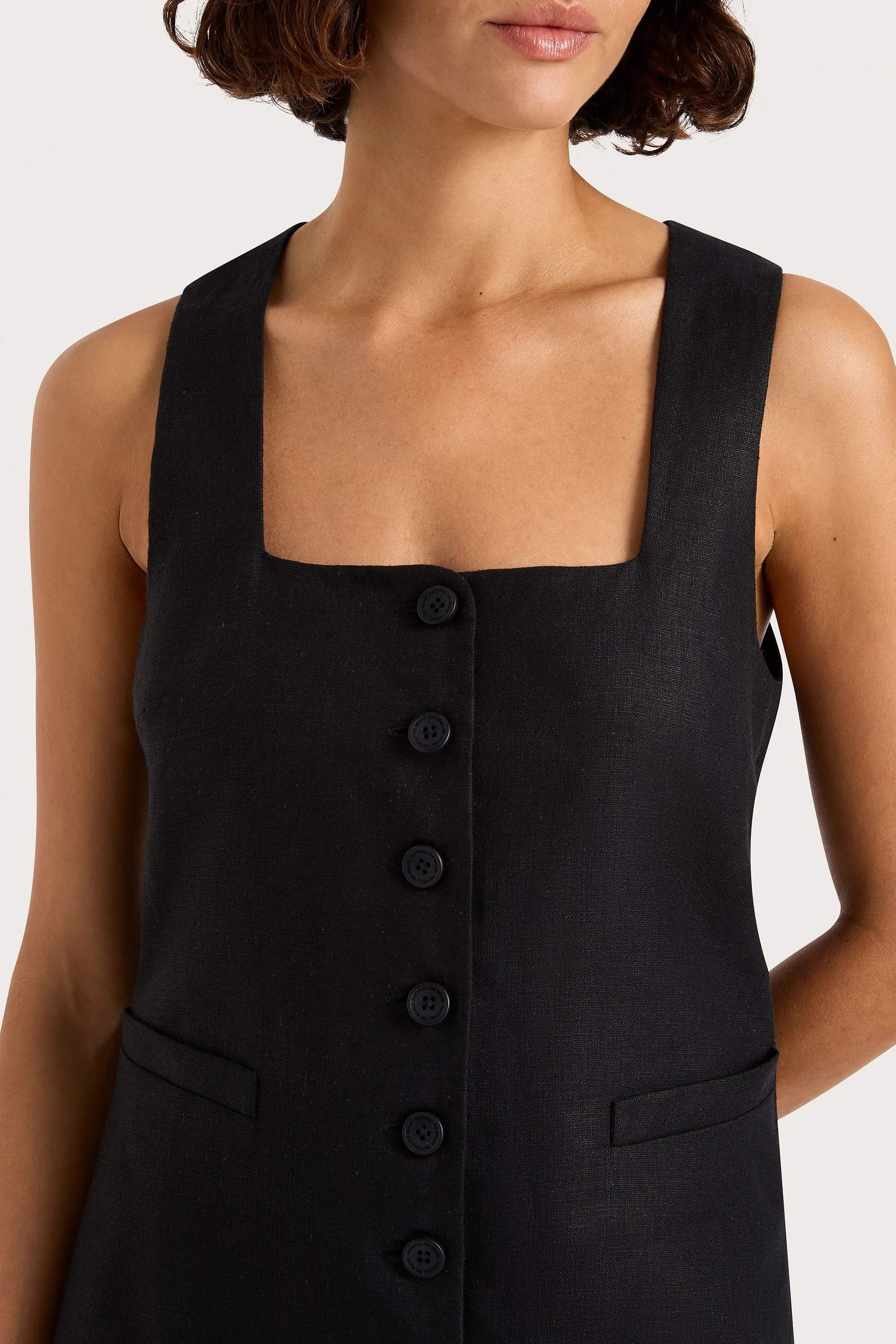 Jaques Mini Dress Black sold by Faithfull the Brand product image thumbnail 4