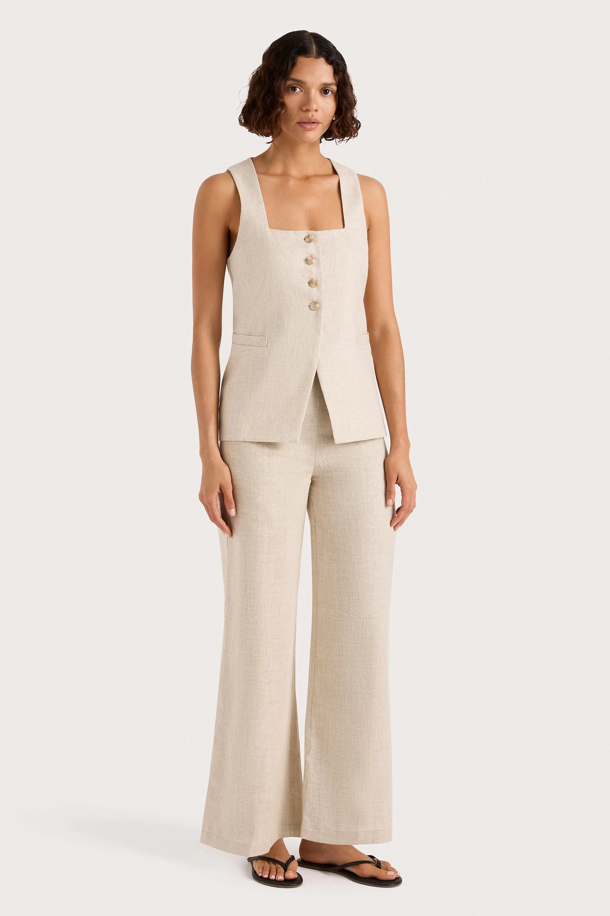 Jackie Vest Natural sold by Faithfull the Brand product image thumbnail 4