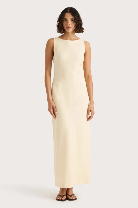 Lydie Maxi Dress Butter - Final Sale sold by Faithfull the Brand