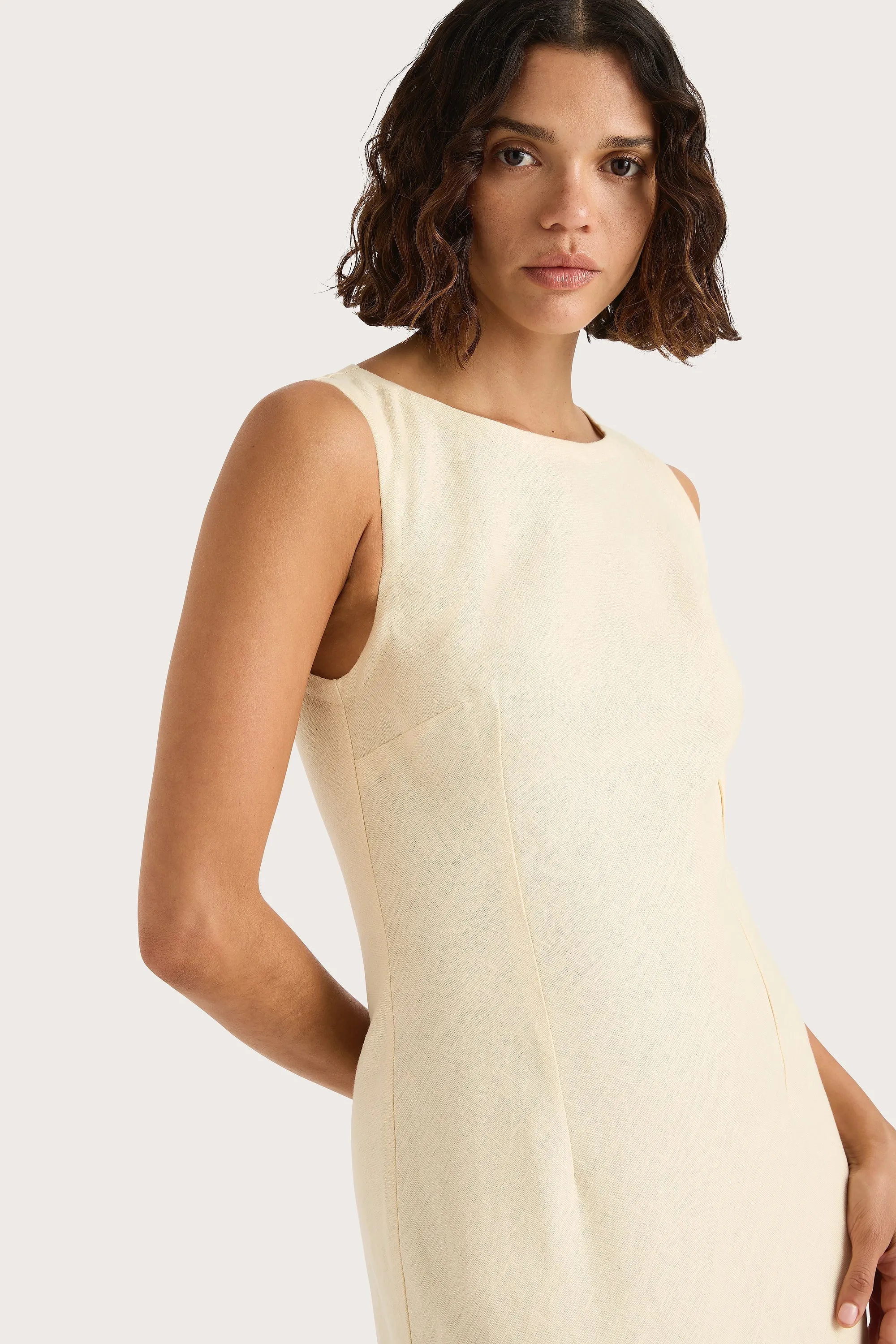 Lydie Maxi Dress Butter - Final Sale sold by Faithfull the Brand product image thumbnail 4