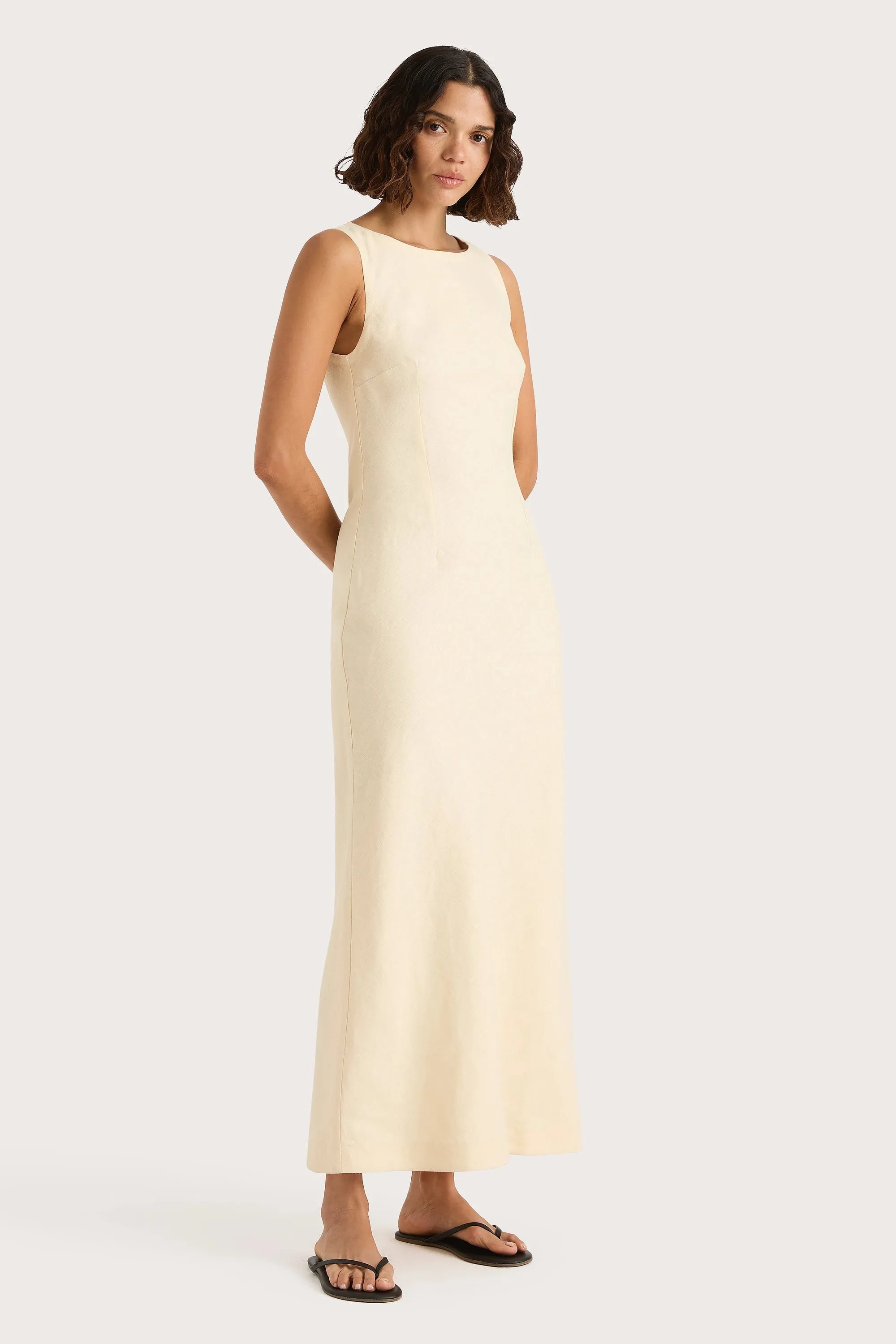 Lydie Maxi Dress Butter - Final Sale sold by Faithfull the Brand product image thumbnail 2