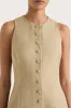 Eveline Vest Caramel sold by Faithfull the Brand