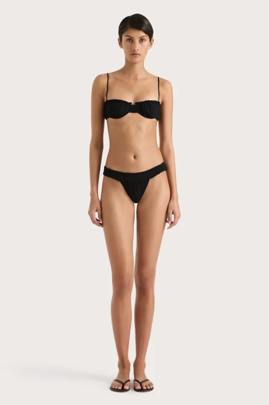 Esterel Bikini Top Black - Final Sale sold by Faithfull the Brand