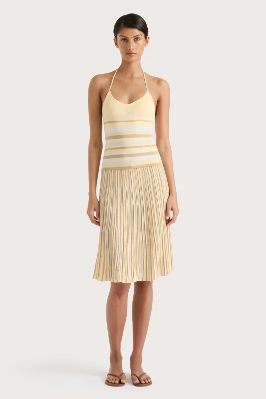 Citara Halter Top Butter Stripe - Final Sale sold by Faithfull the Brand