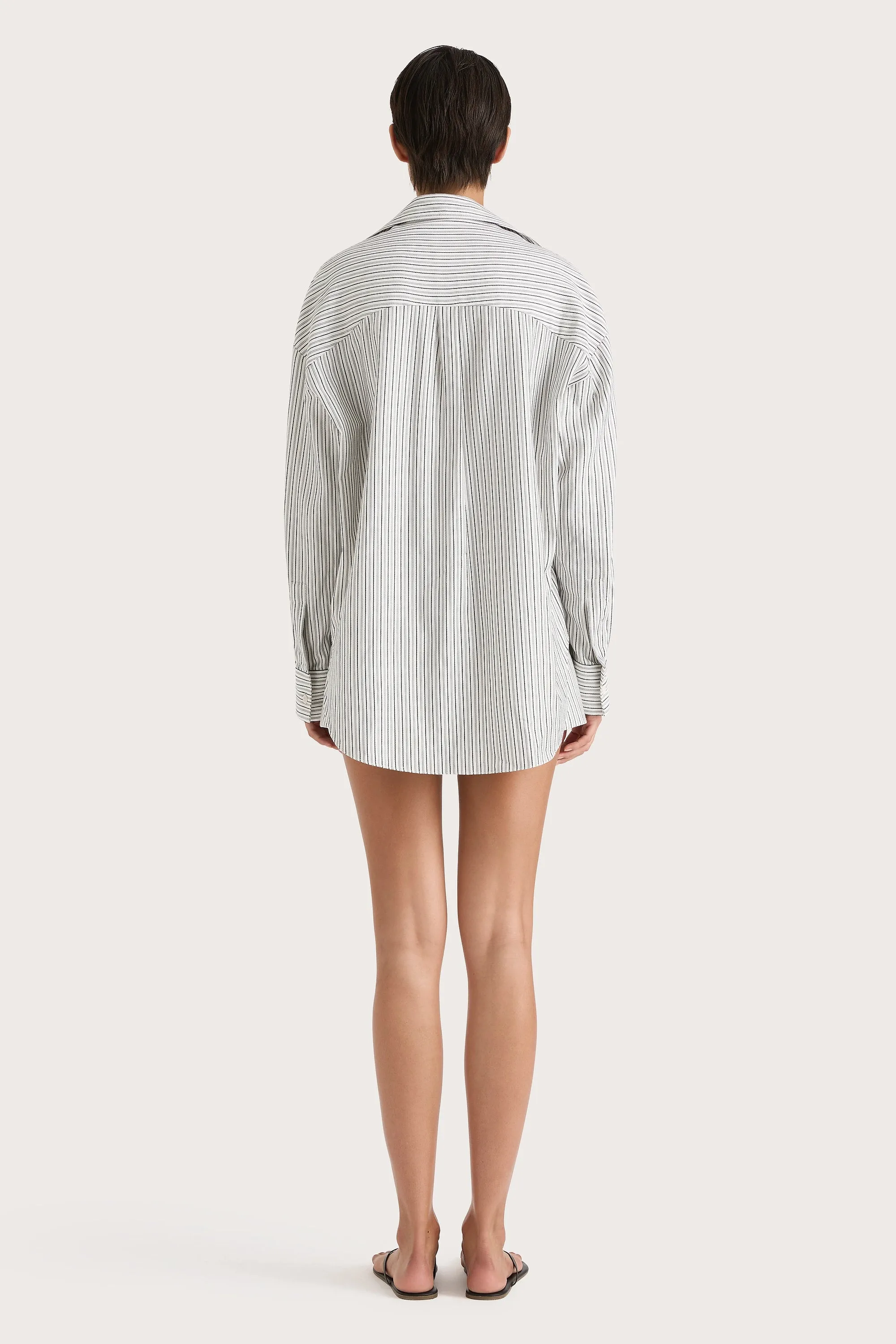 En Vau Shirt Navy Stripe - Final Sale sold by Faithfull the Brand product image thumbnail 5