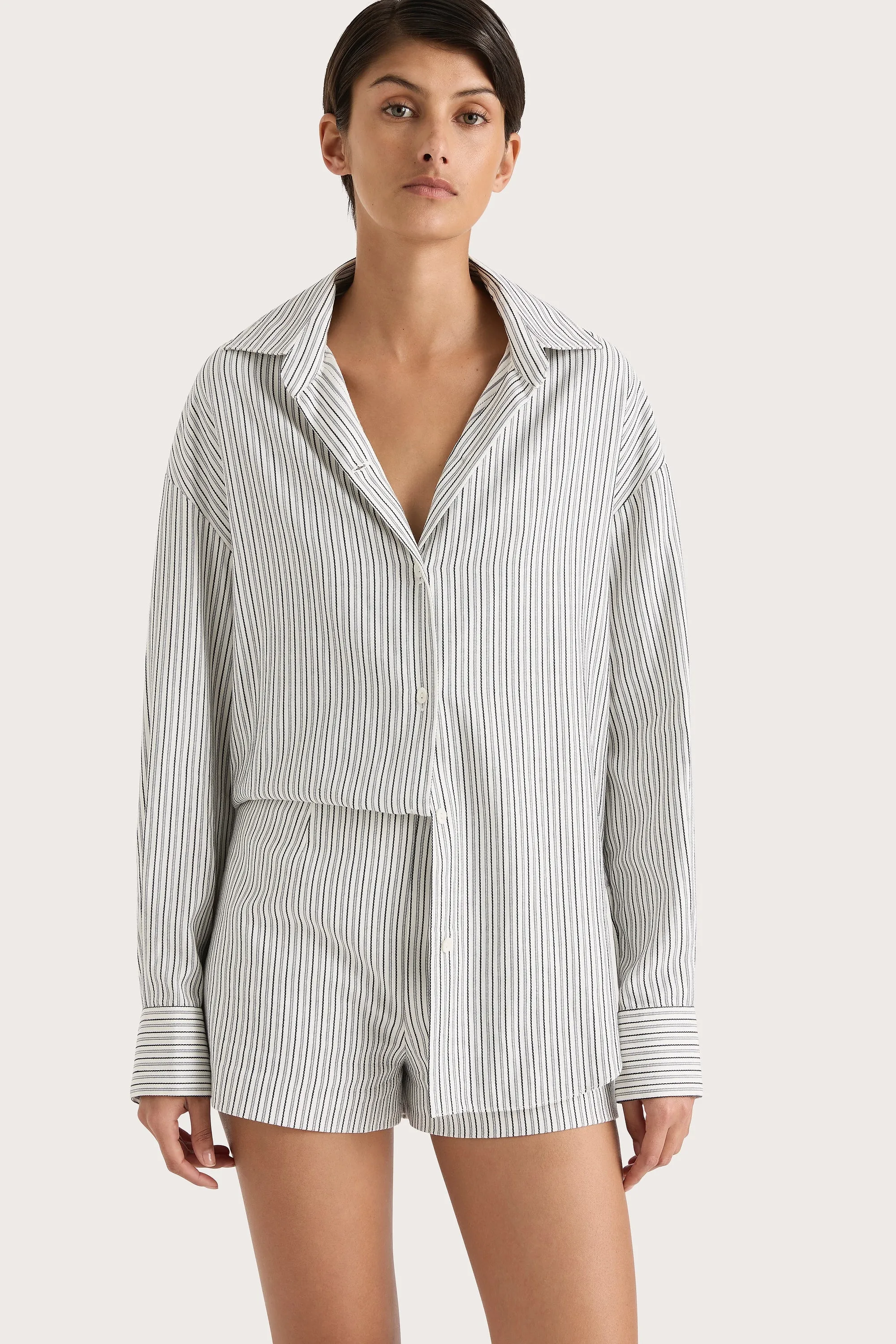 En Vau Shirt Navy Stripe - Final Sale sold by Faithfull the Brand product image thumbnail 3