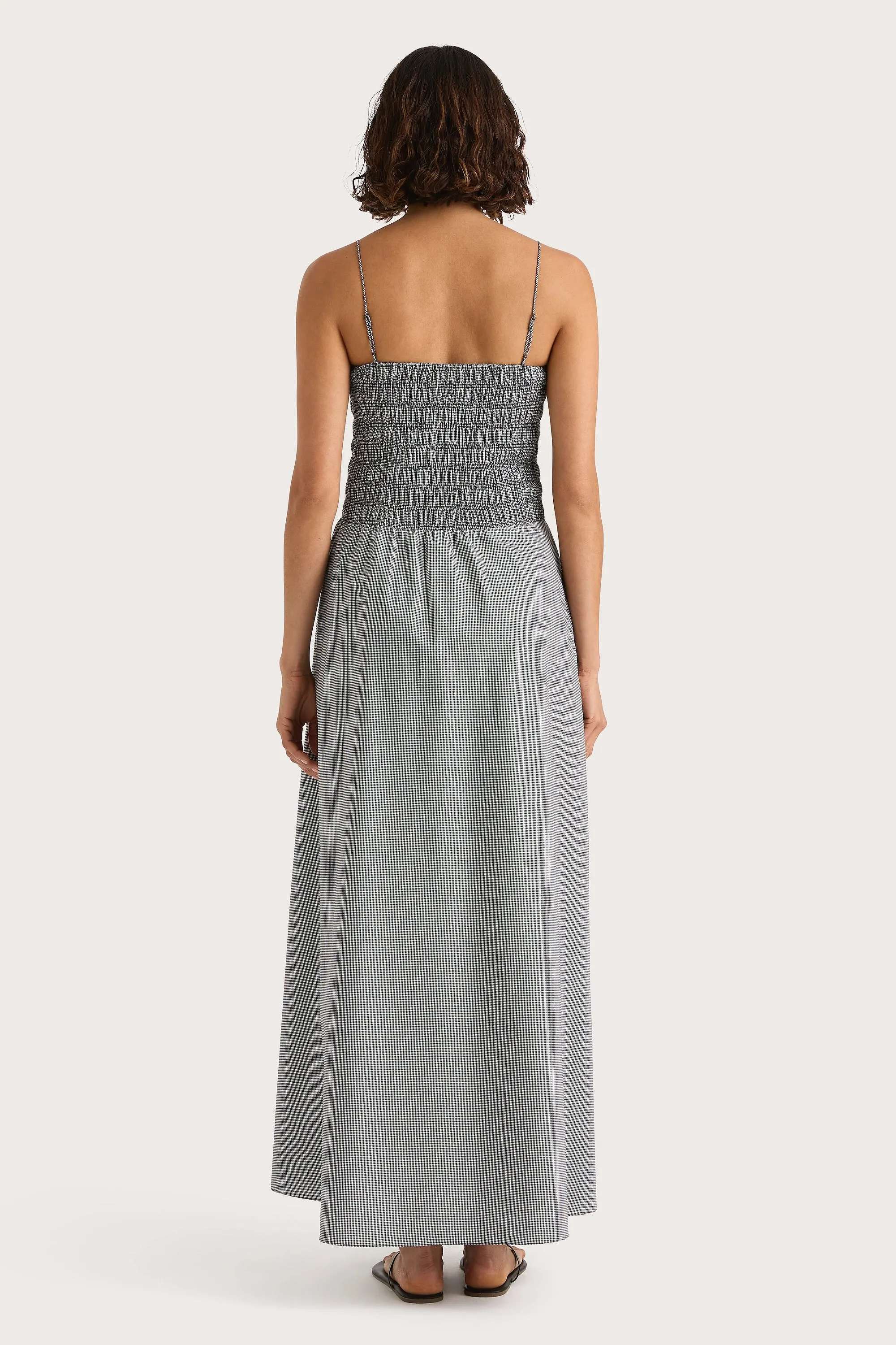 Lida Maxi Dress Gingham Black - Final Sale sold by Faithfull the Brand product image thumbnail 5