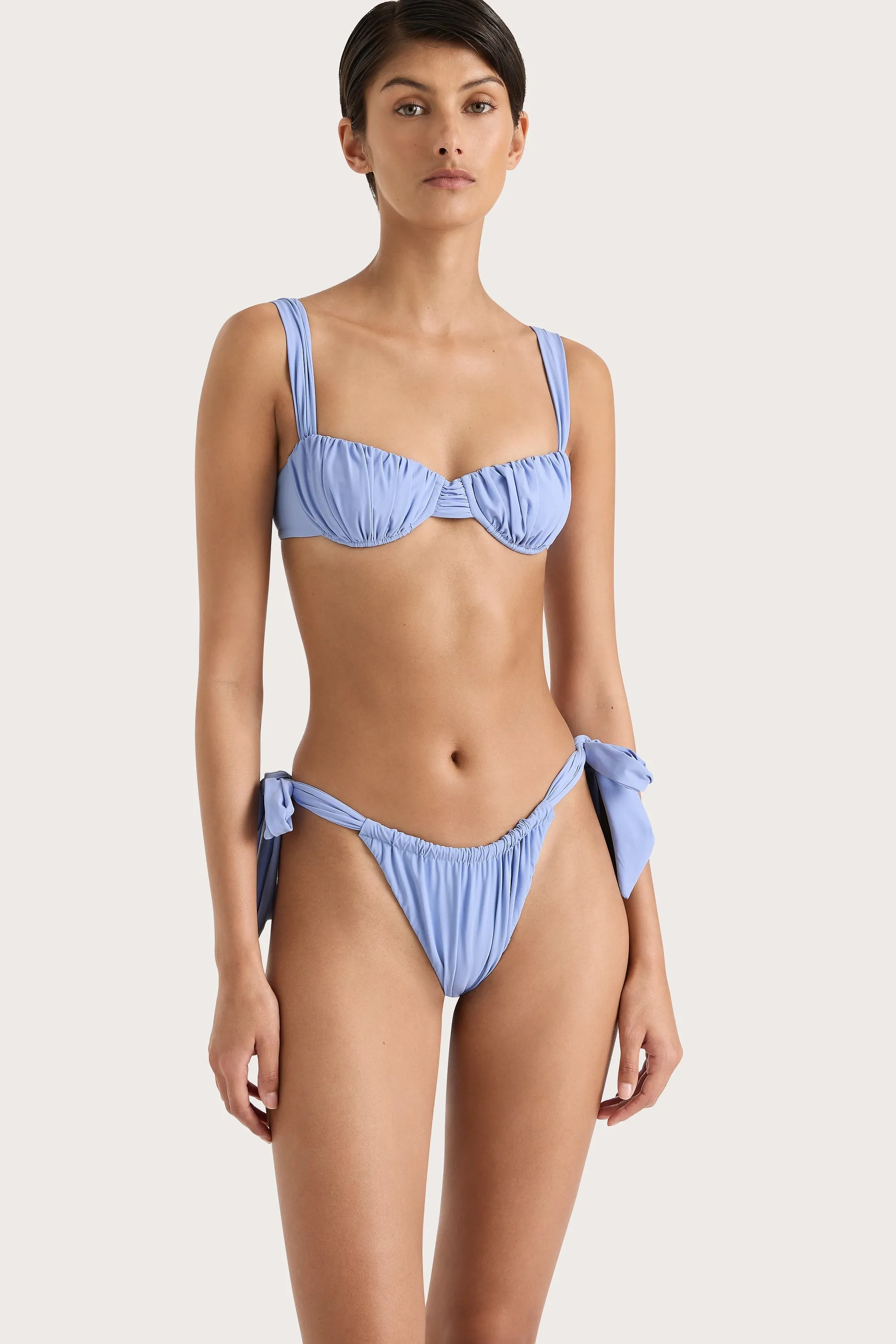 Sol Bikini Top Blue - Final Sale sold by Faithfull the Brand product image thumbnail 3