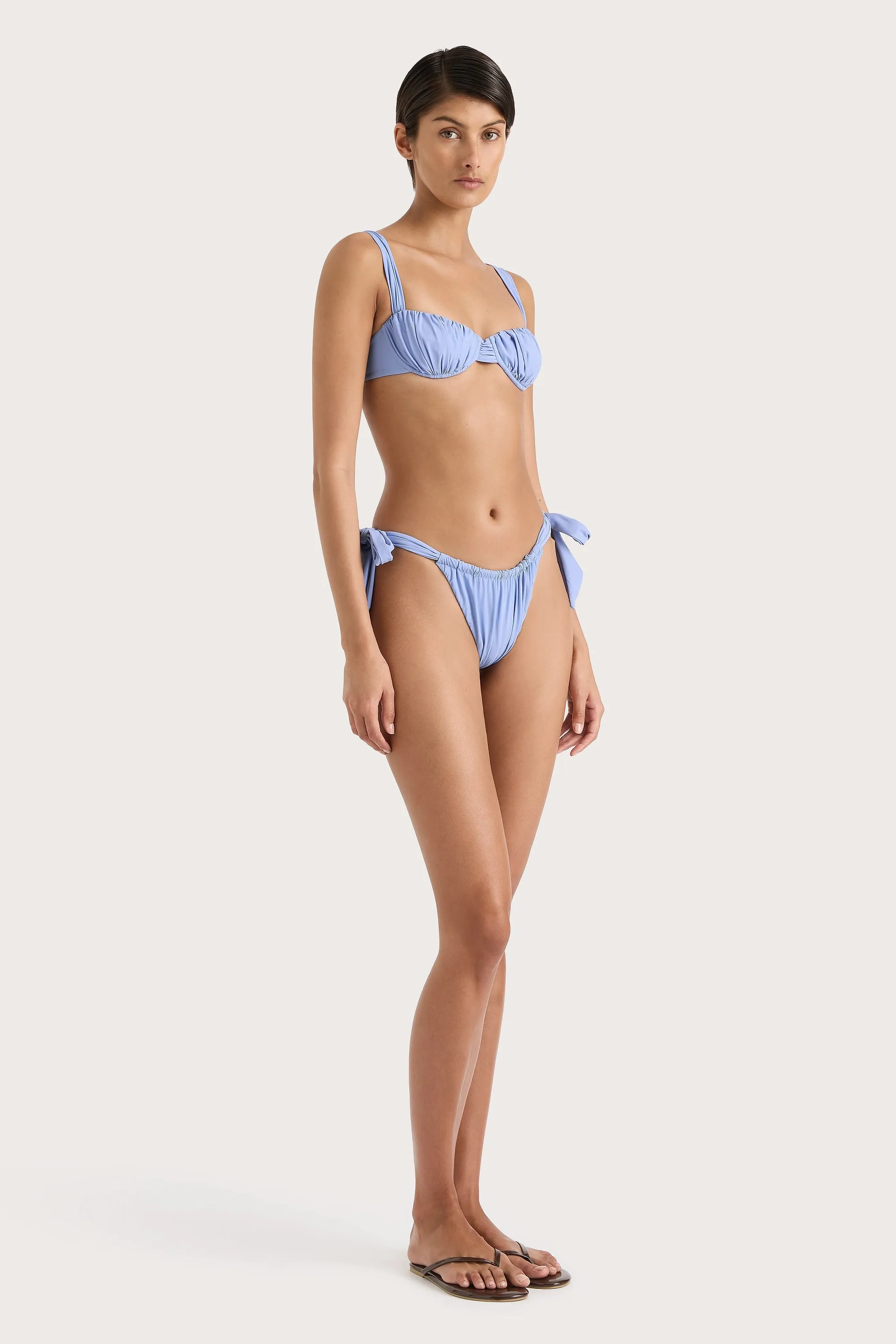 Costa Bikini Bottoms Blue - Final Sale sold by Faithfull the Brand product image thumbnail 3