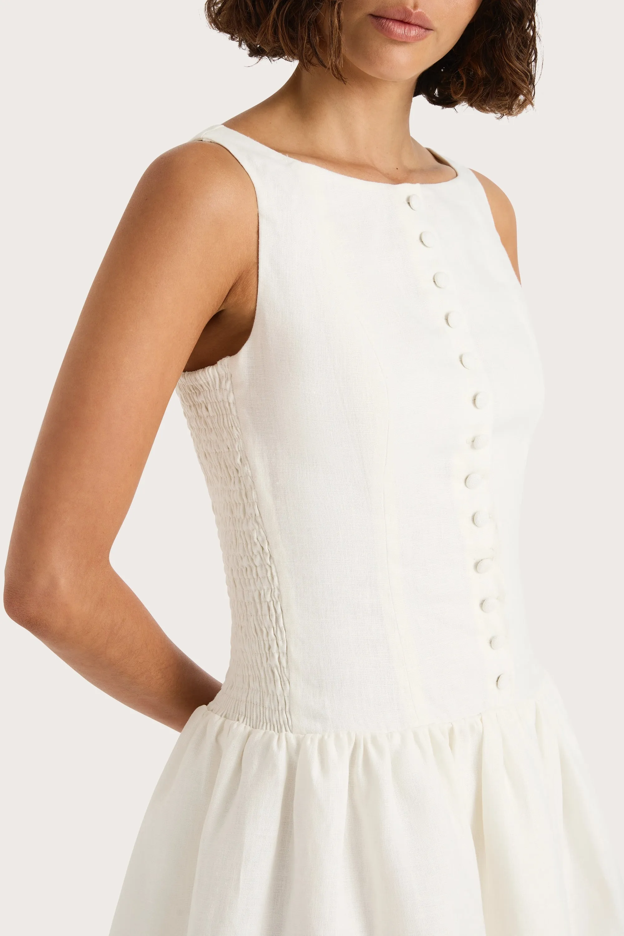 Blair Mini Dress White - Final Sale sold by Faithfull the Brand product image thumbnail 5
