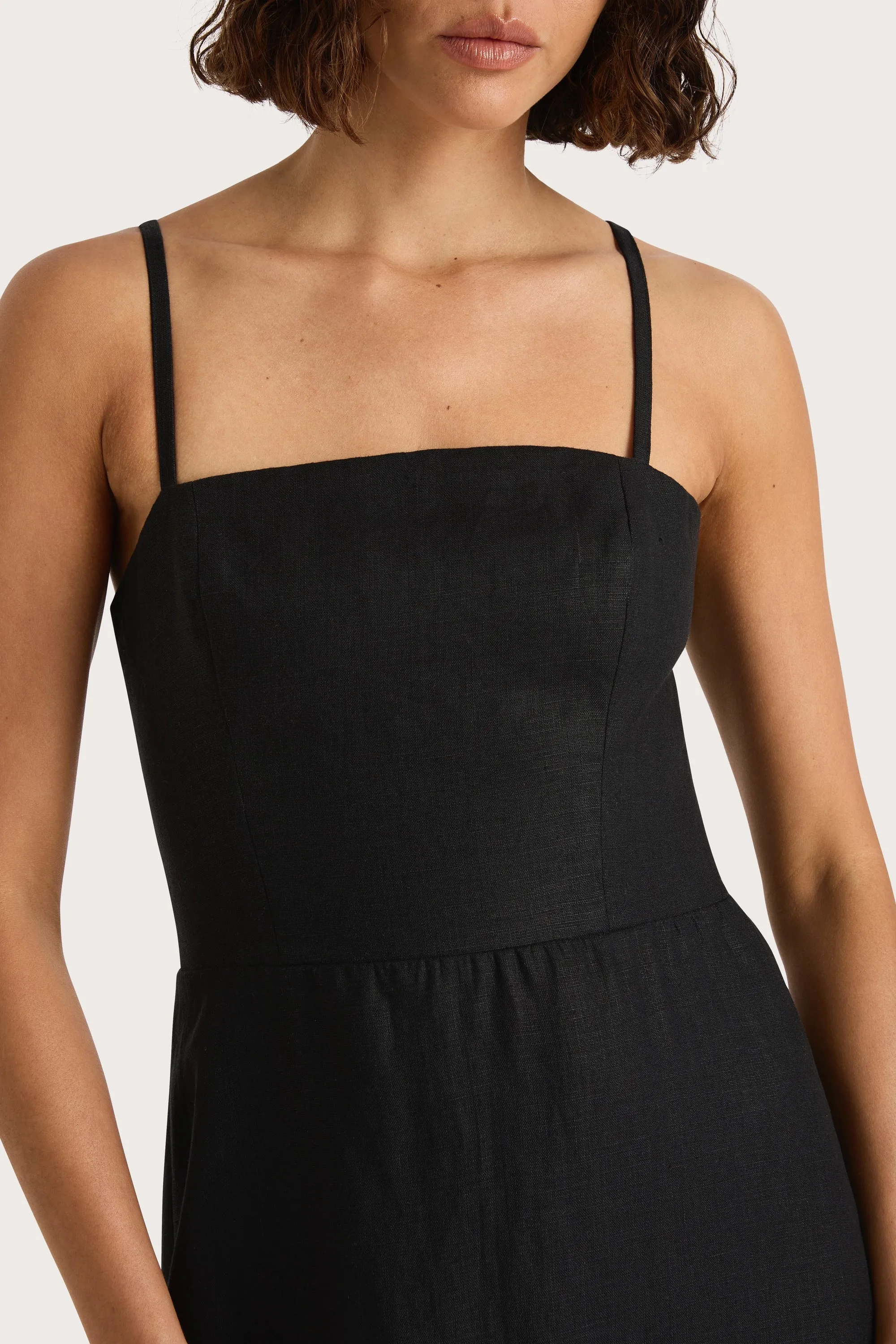 Valerie Midi Dress Black - Final Sale sold by Faithfull the Brand product image thumbnail 4