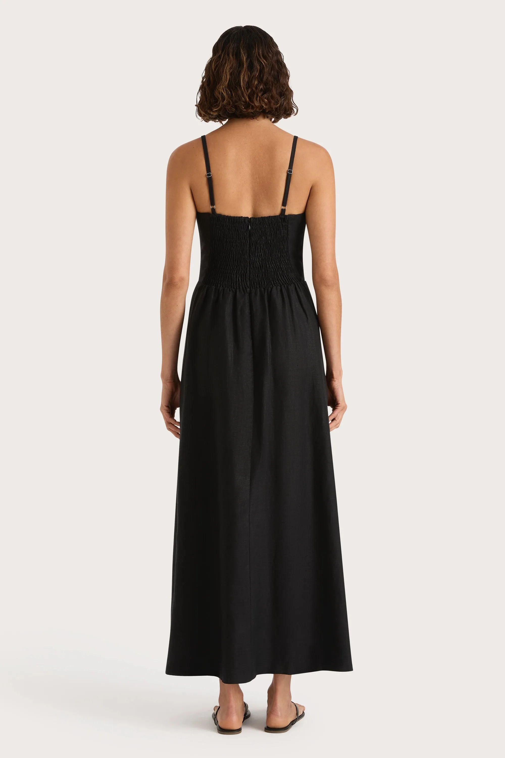 Valerie Midi Dress Black - Final Sale sold by Faithfull the Brand product image thumbnail 5
