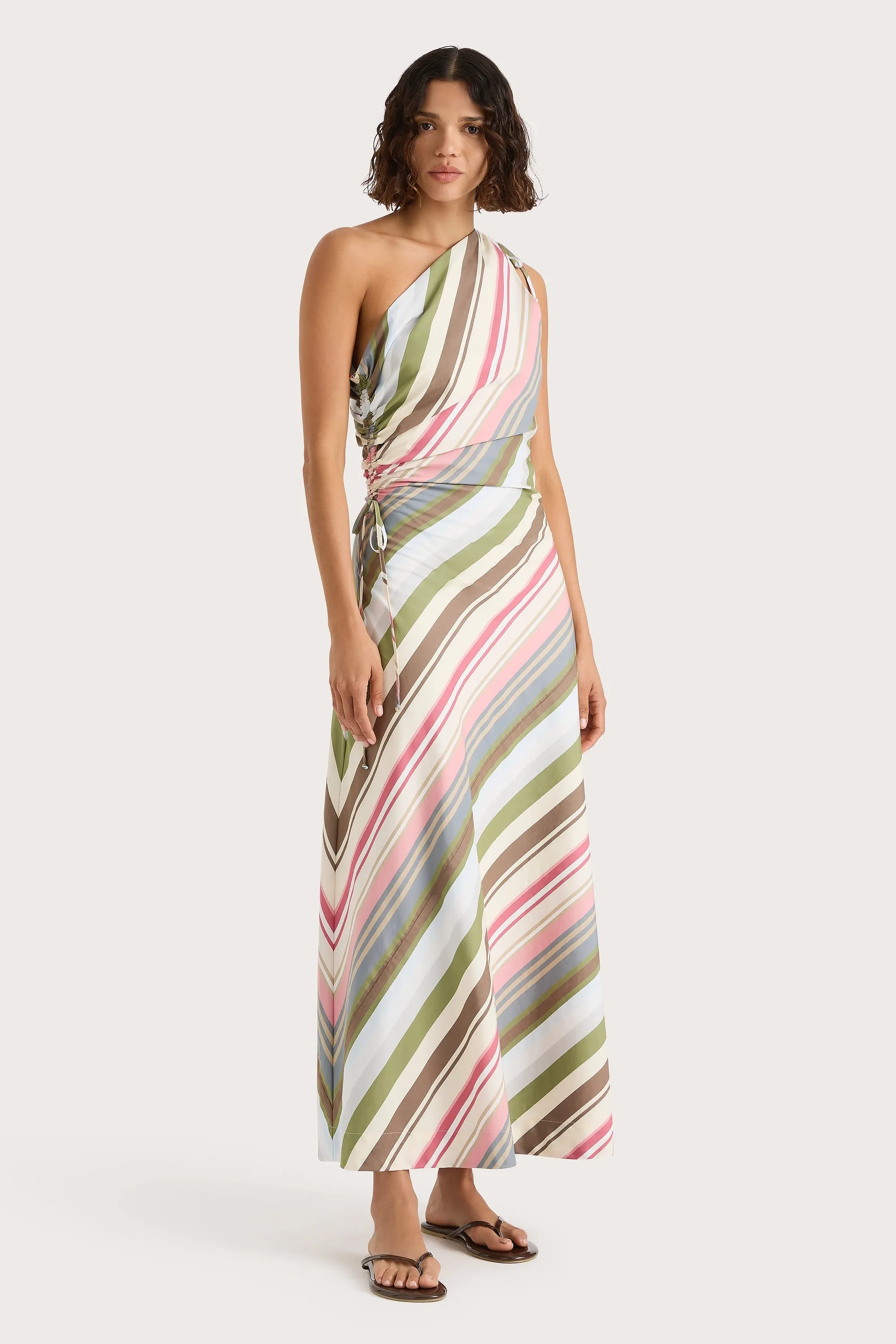 Laureles Maxi Dress Meleu Stripe Multi - Final Sale sold by Faithfull the Brand product image thumbnail 4