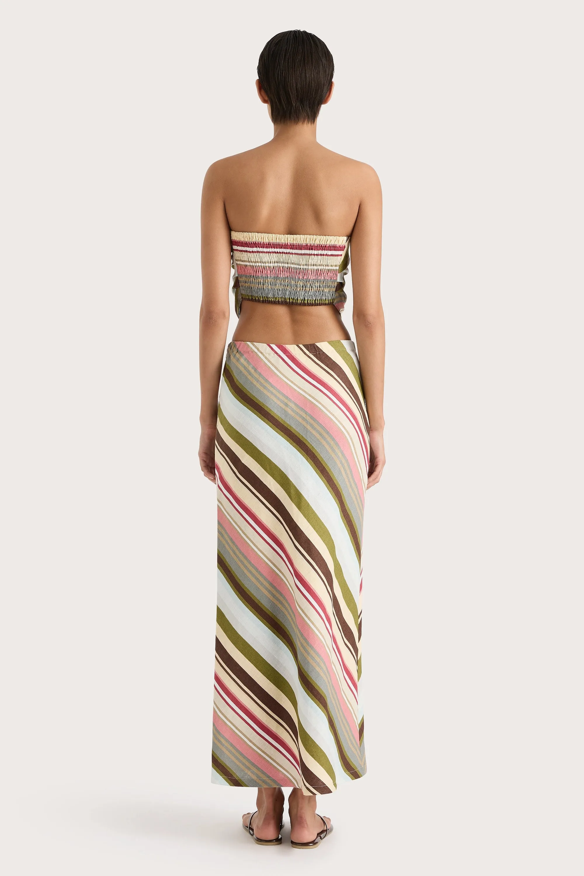 Elise Skirt Meleu Stripe Multi - Final Sale sold by Faithfull the Brand product image thumbnail 5