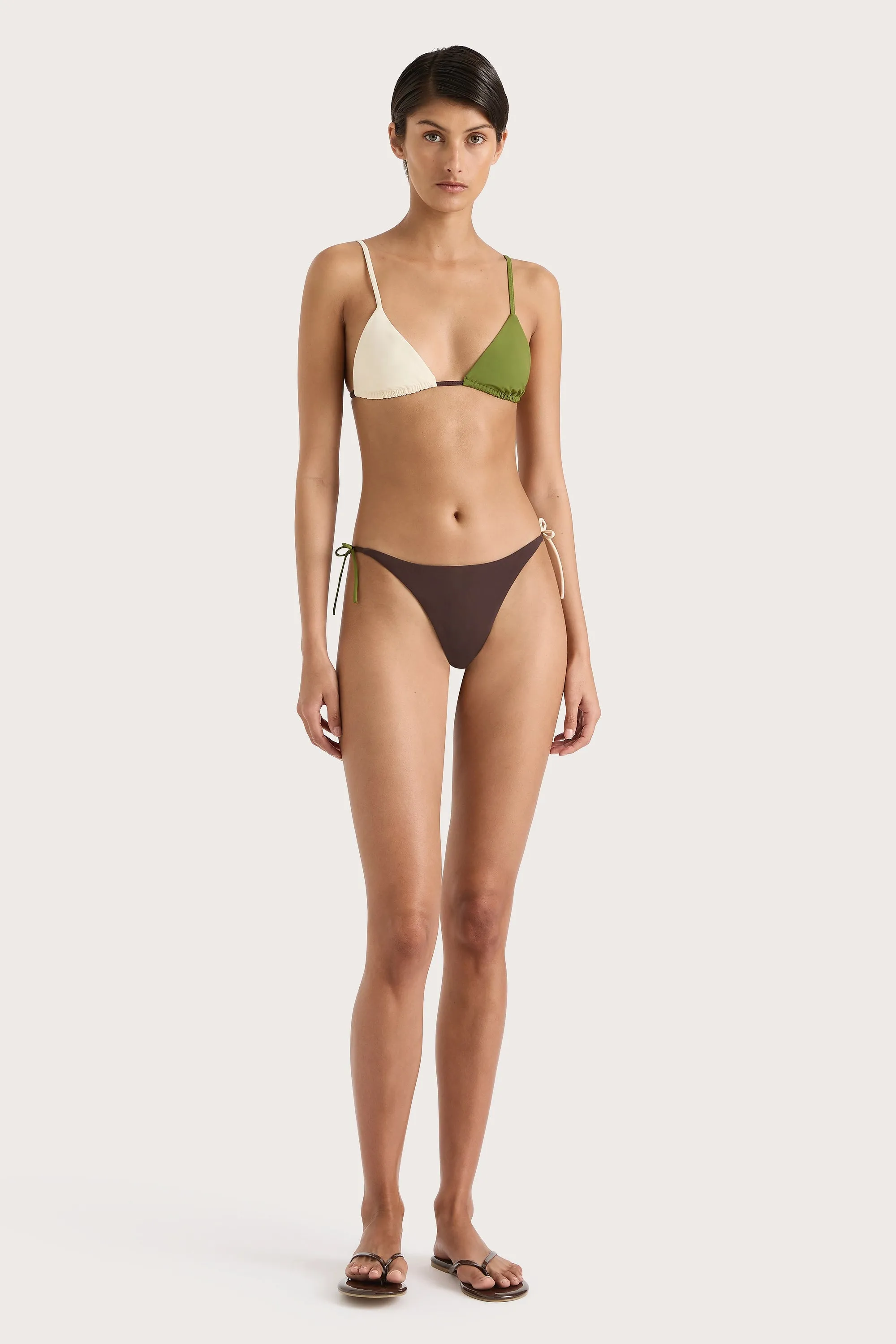 Yeva Bikini Top Verte Multi - Final Sale sold by Faithfull the Brand