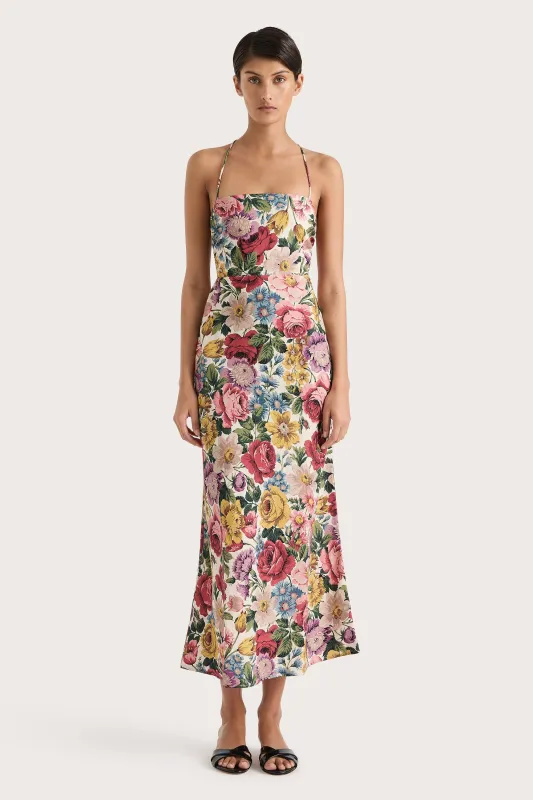 Eugenie Midi Dress Colette Floral Multi sold by Faithfull the Brand