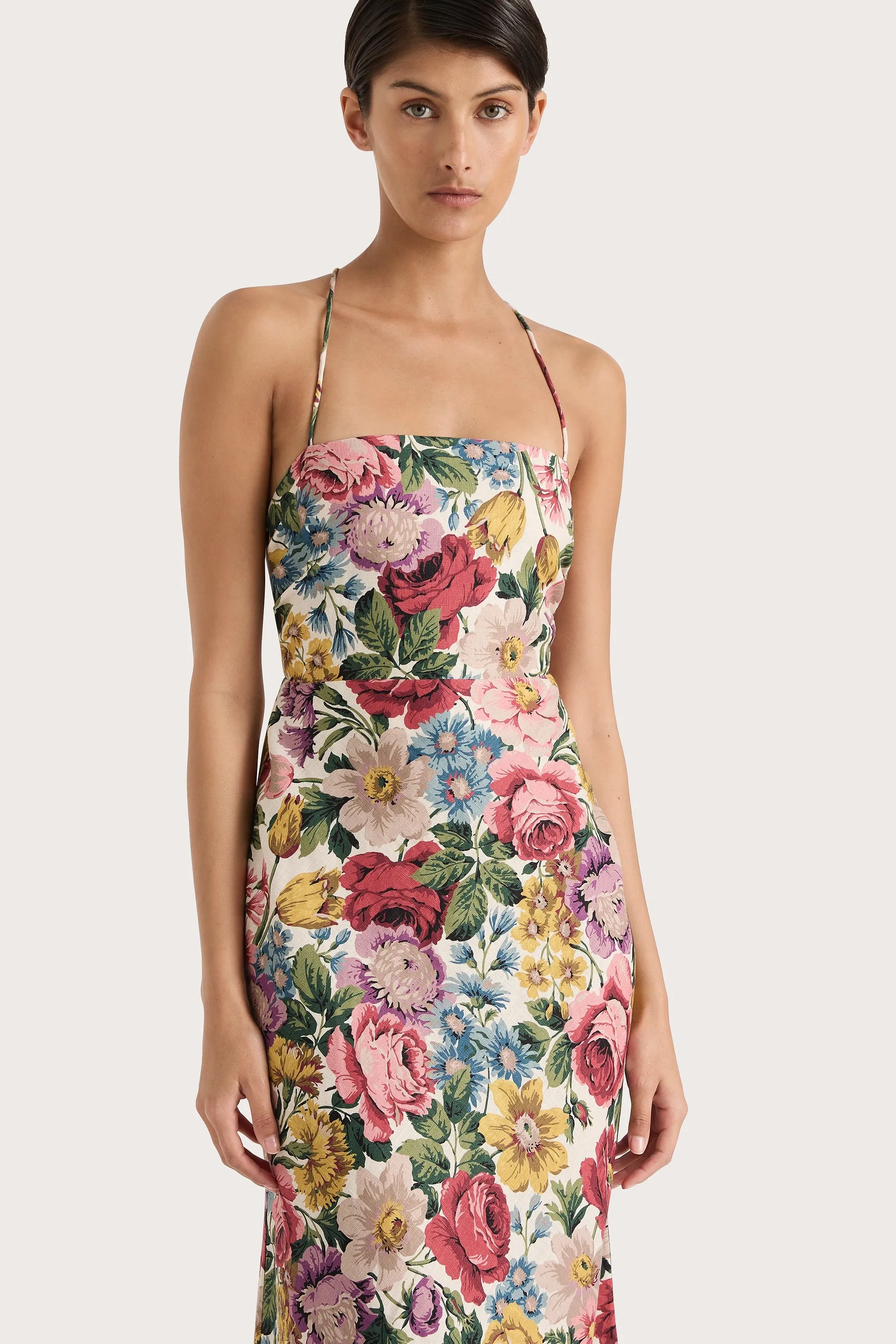 Eugenie Midi Dress Colette Floral Multi - Final Sale sold by Faithfull the Brand product image thumbnail 5