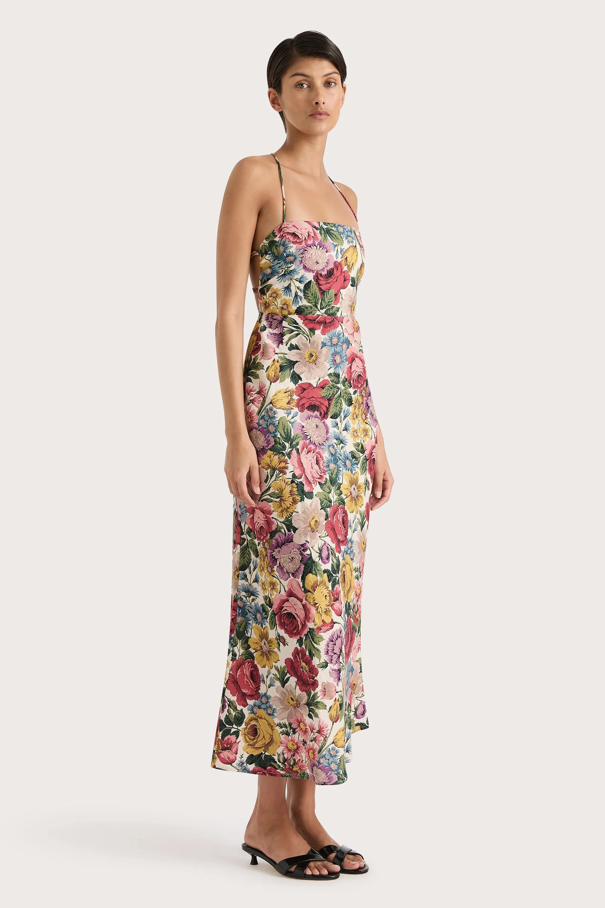 Eugenie Midi Dress Colette Floral Multi - Final Sale sold by Faithfull the Brand product image thumbnail 3