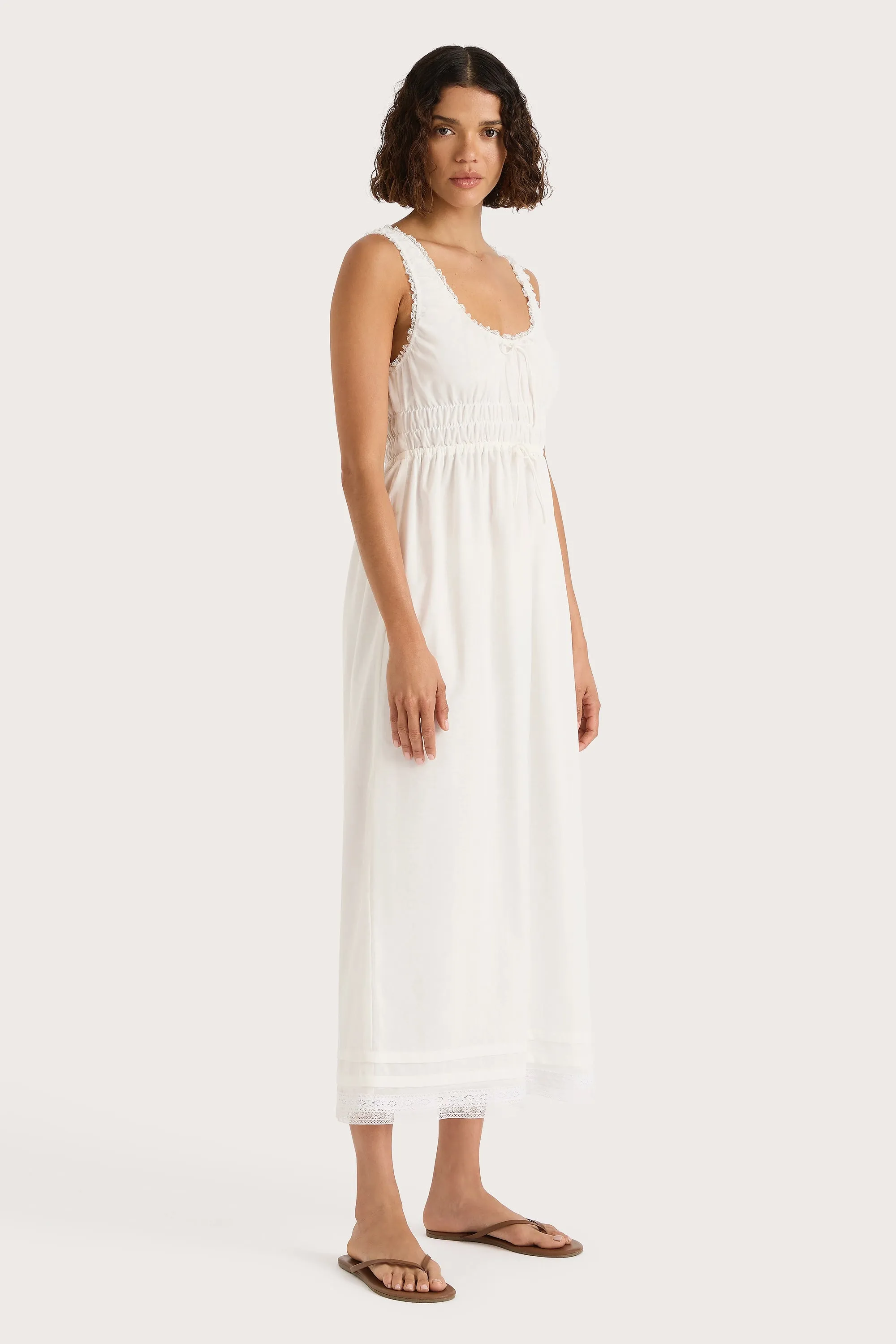 Juliet Dress White - Final Sale sold by Faithfull the Brand product image thumbnail 3