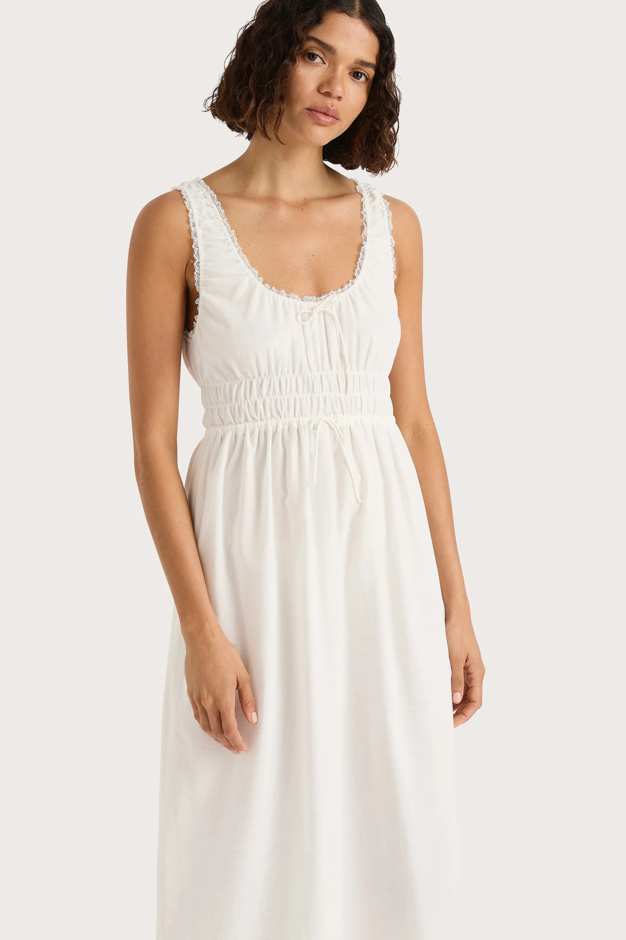 Juliet Dress White - Final Sale sold by Faithfull the Brand product image thumbnail 5