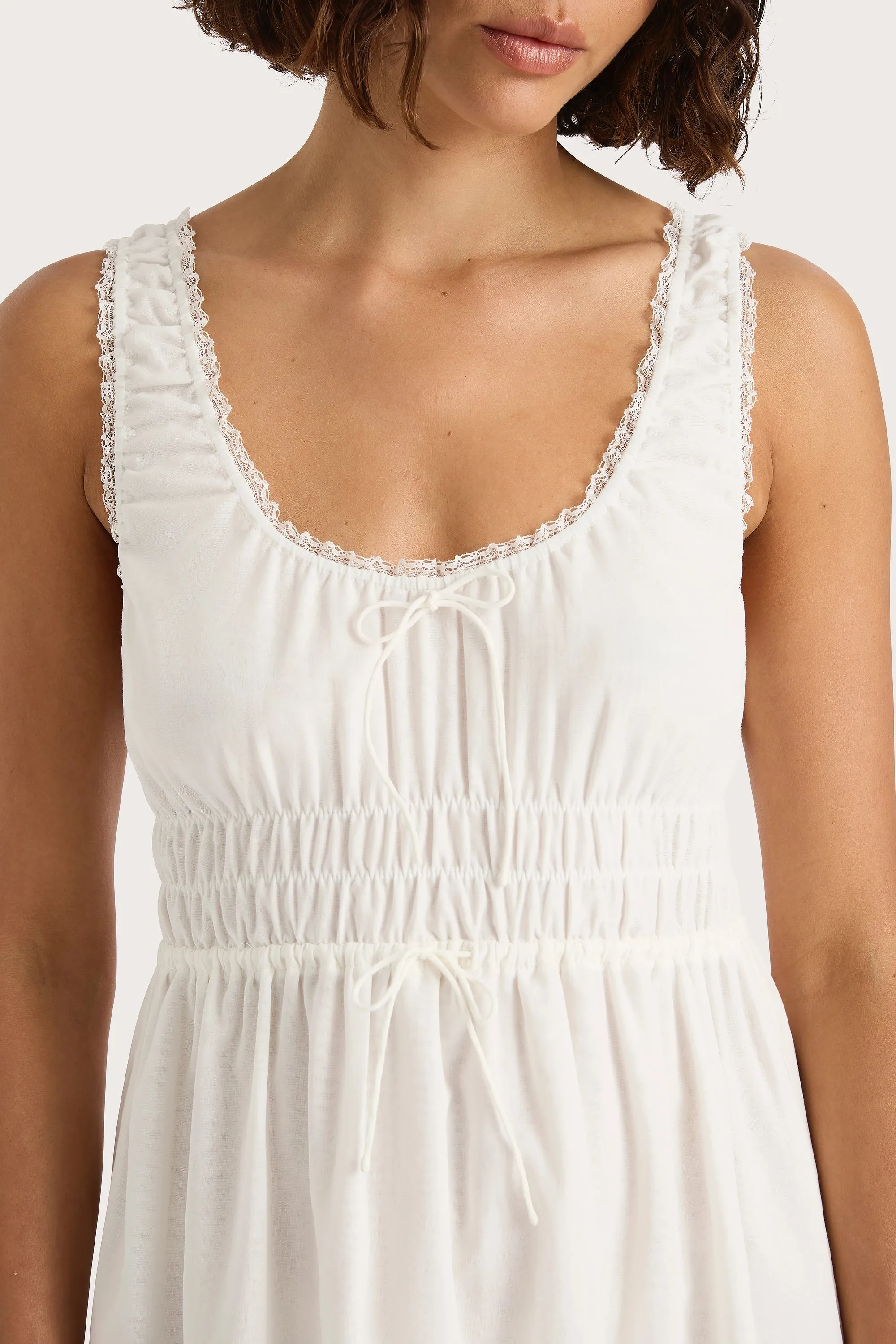 Juliet Dress White - Final Sale sold by Faithfull the Brand product image thumbnail 2