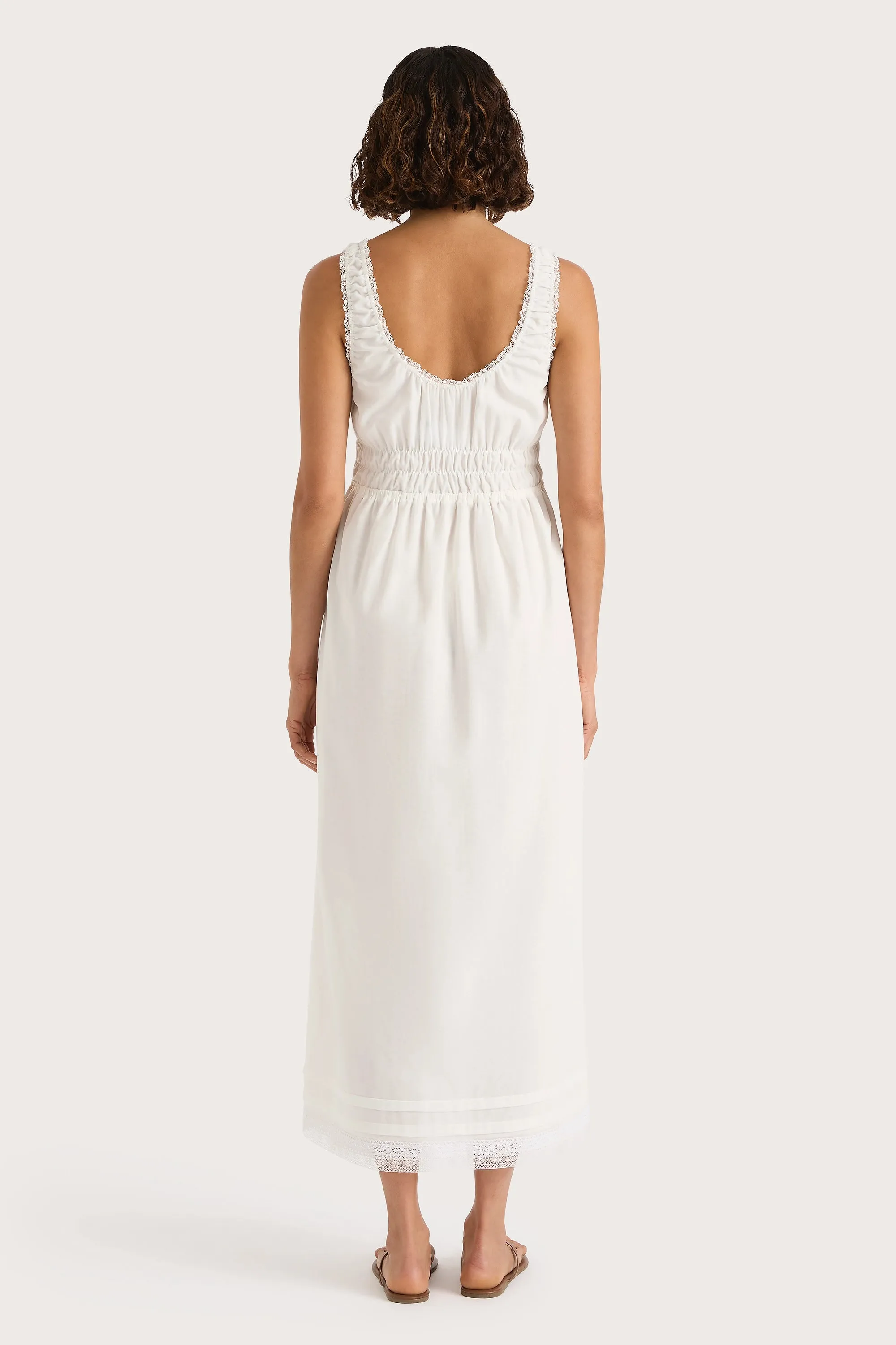 Juliet Dress White - Final Sale sold by Faithfull the Brand product image thumbnail 4