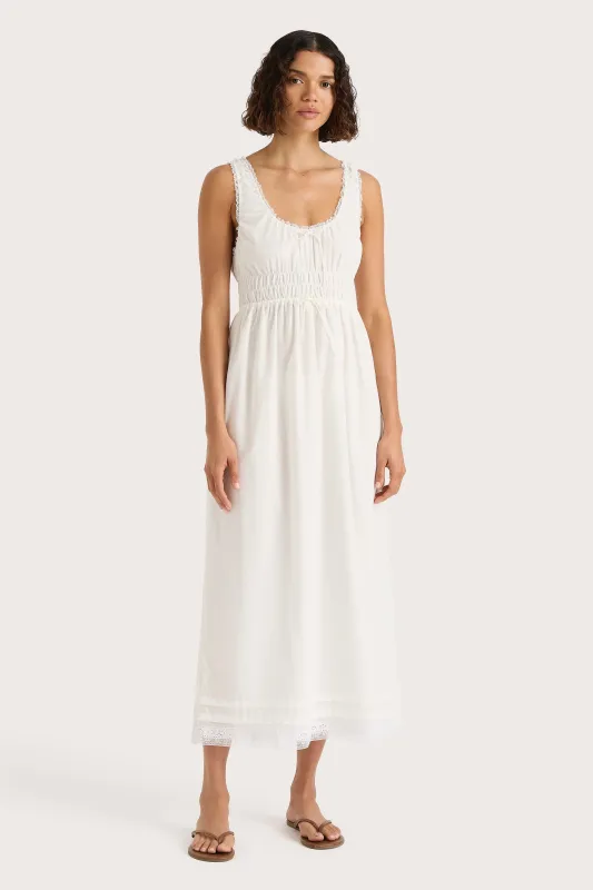 Juliet Dress White sold by Faithfull the Brand