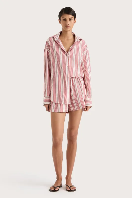 Elva Shorts Cherry Stripe - Final Sale sold by Faithfull the Brand