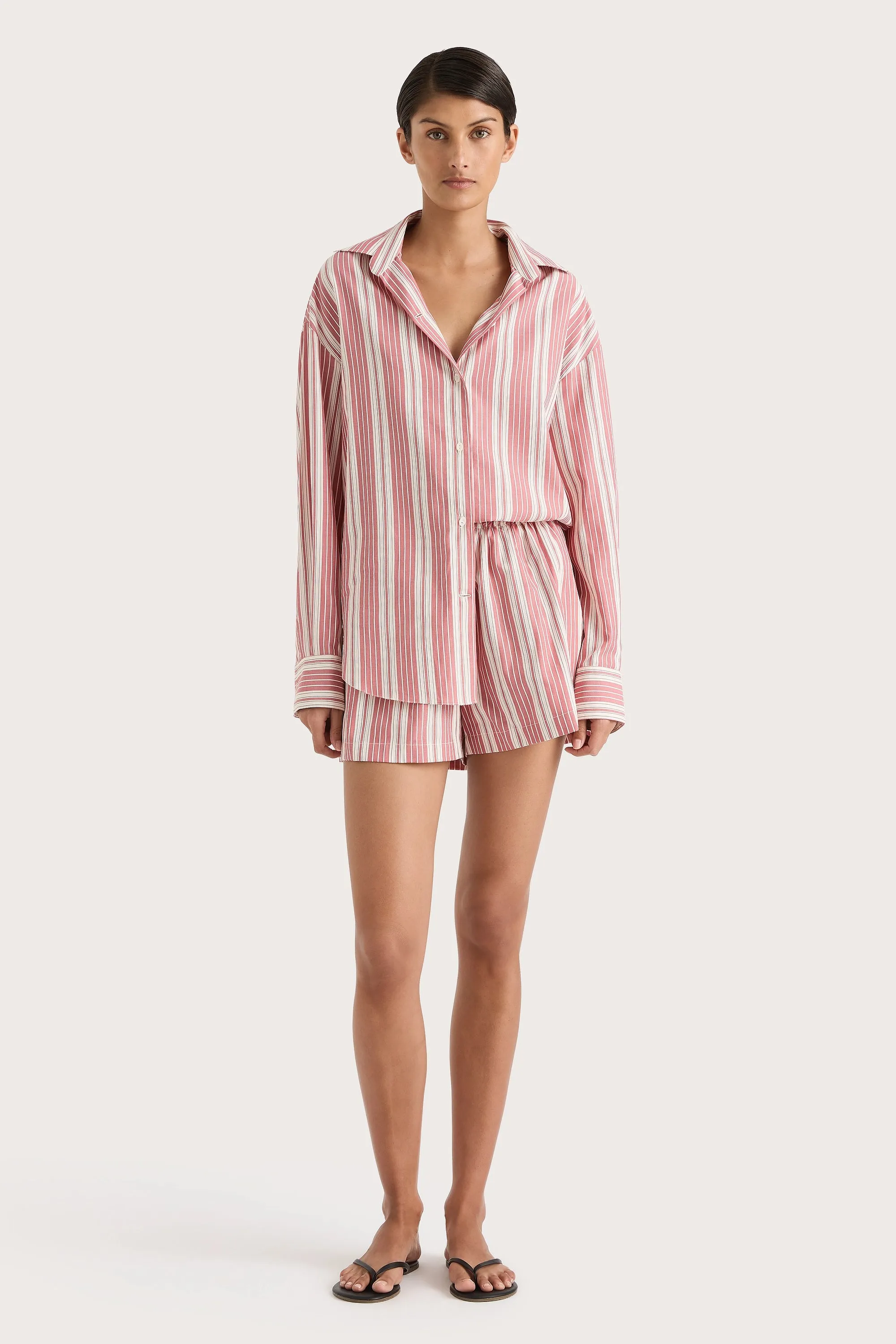 Elva Shorts Cherry Stripe - Final Sale sold by Faithfull the Brand