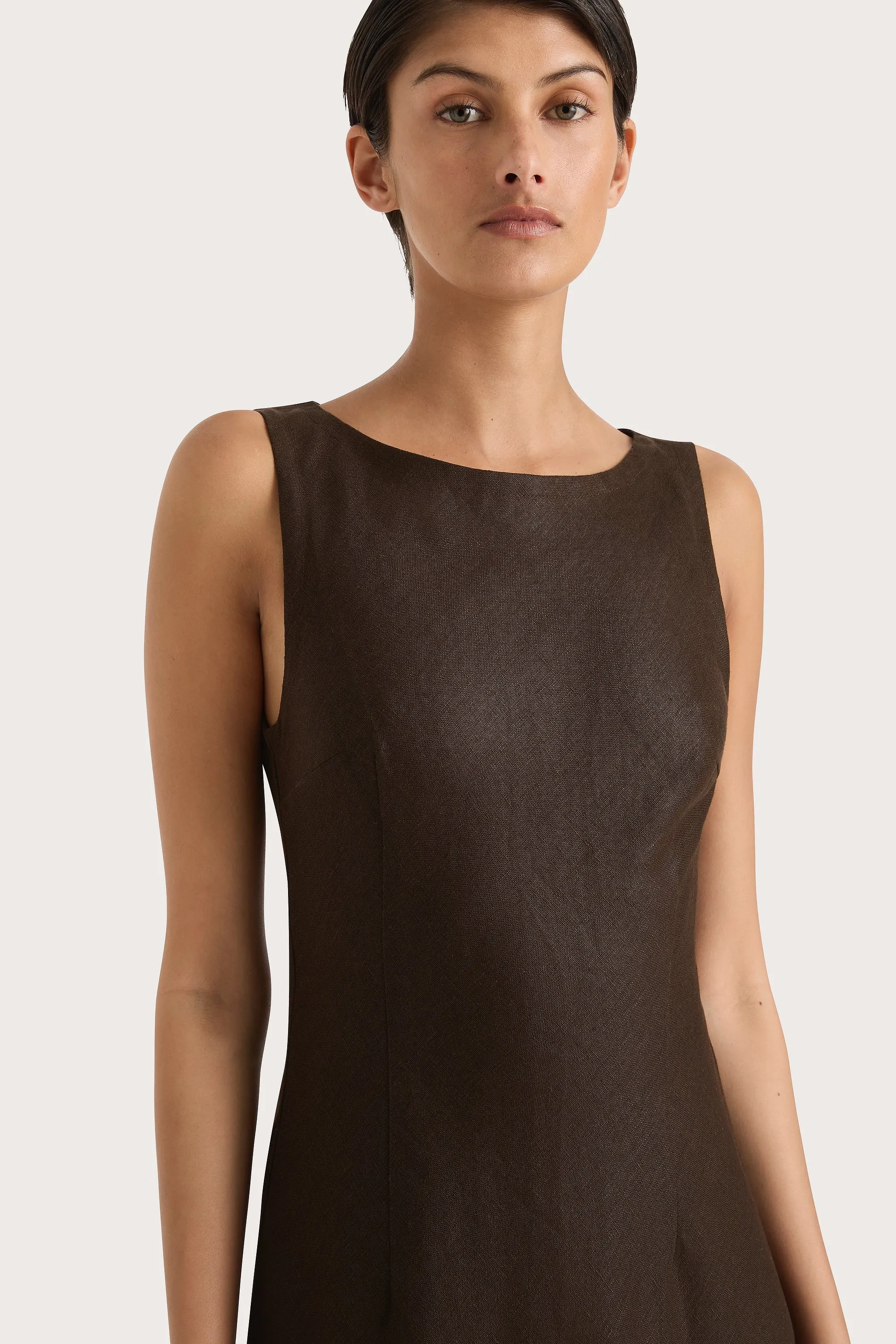 Lydie Maxi Dress Coffee - Final Sale sold by Faithfull the Brand product image thumbnail 3