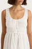 Juliet Mini Dress White sold by Faithfull the Brand