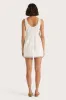 Juliet Mini Dress White sold by Faithfull the Brand