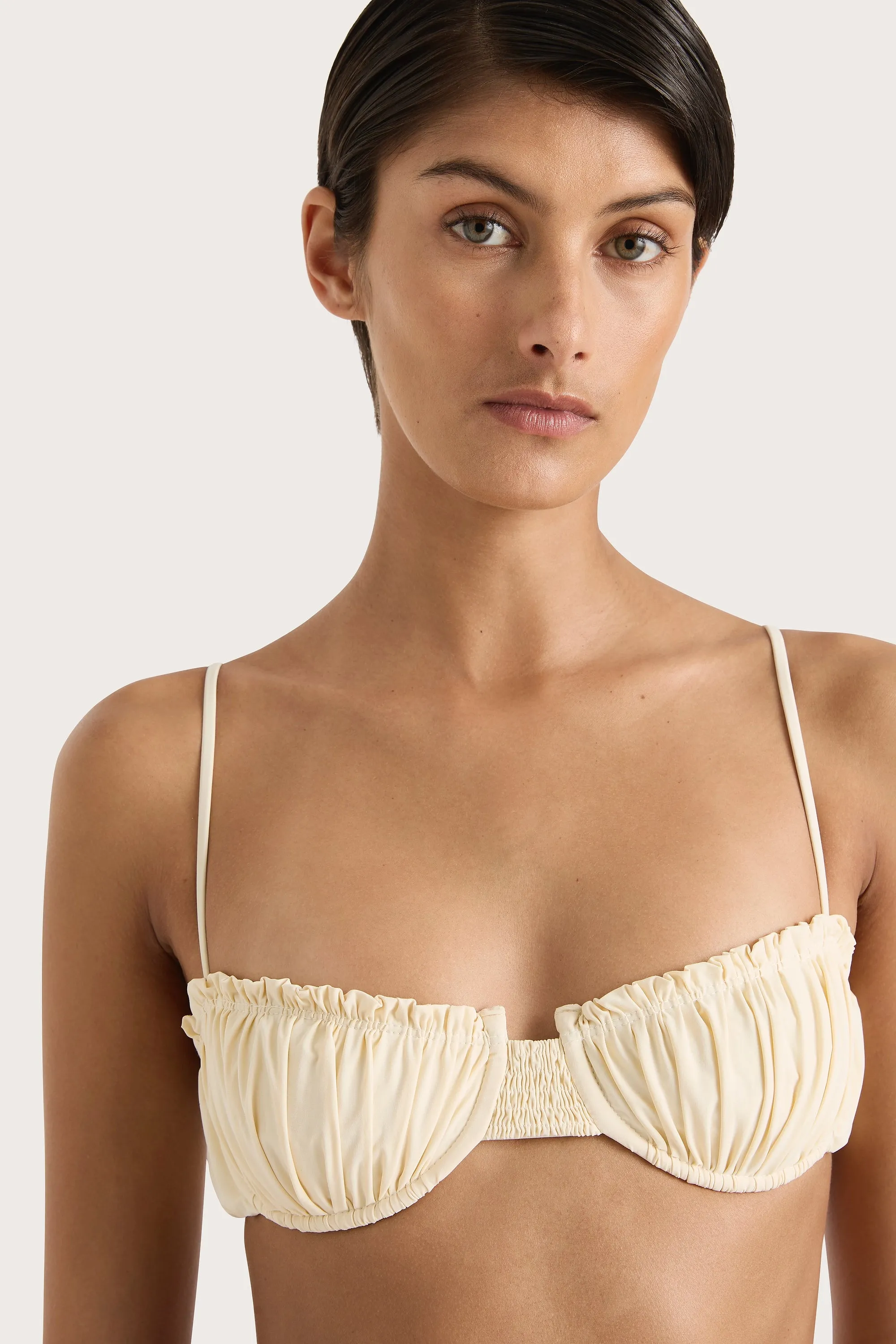 Esterel Bikini Top Butter - Final Sale sold by Faithfull the Brand product image thumbnail 2