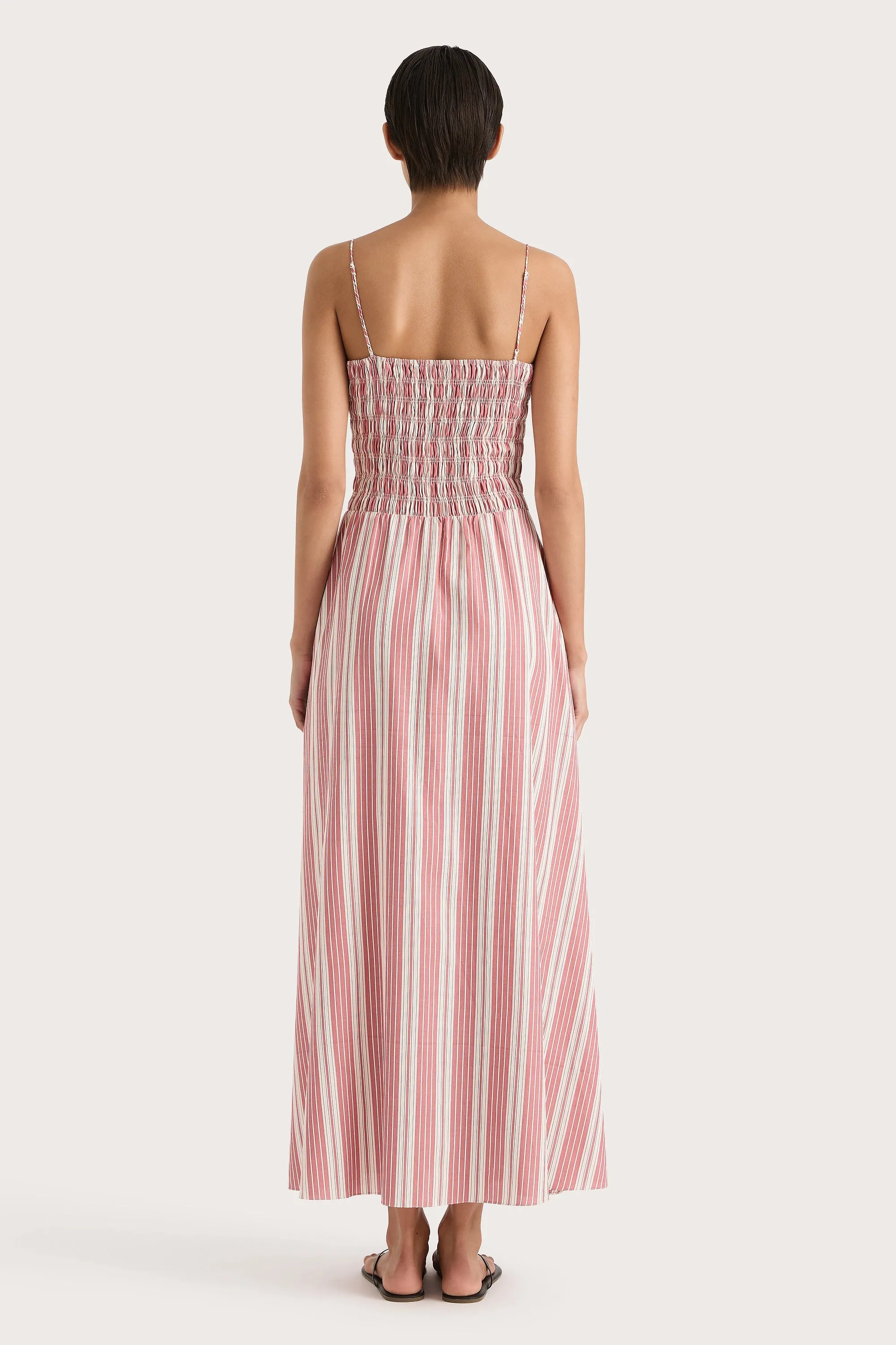Lida Maxi Dress Cherry Stripe - Final Sale sold by Faithfull the Brand product image thumbnail 5