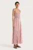 Lida Maxi Dress Cherry Stripe sold by Faithfull the Brand