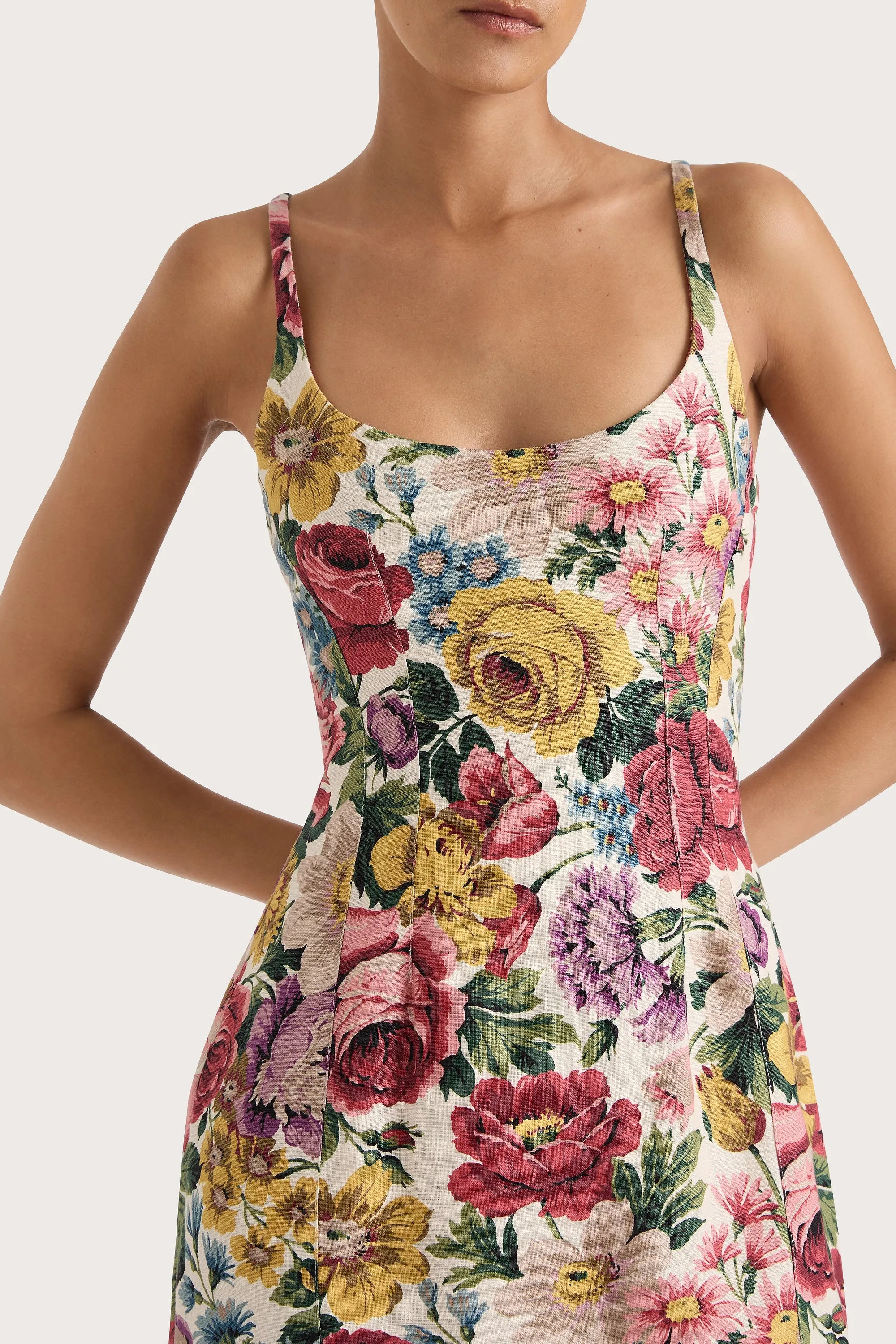 Sanne Mini Dress Colette Floral Multi sold by Faithfull the Brand product image thumbnail 3