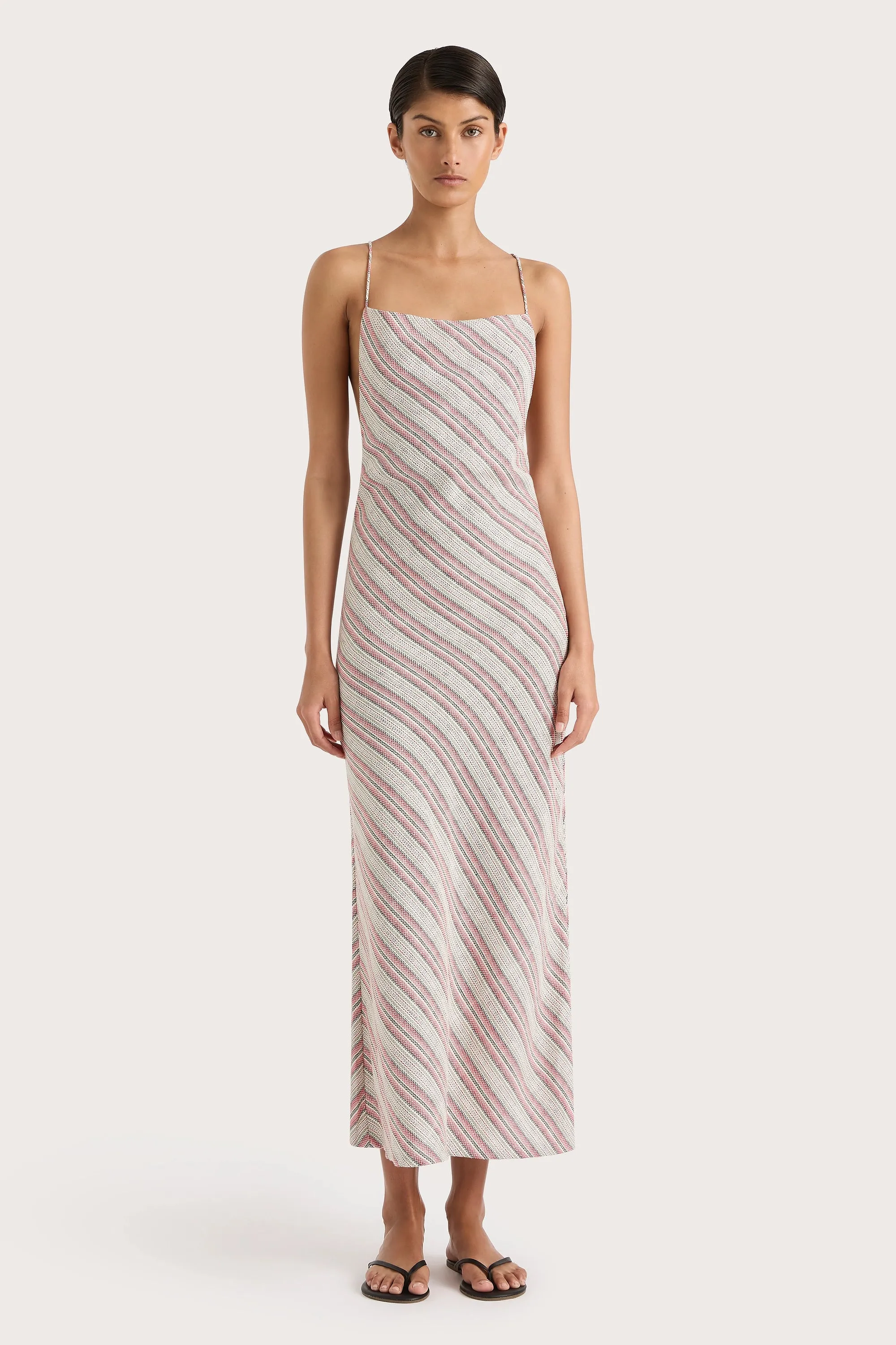 Lison Dress Watermelon Stripe - Final Sale sold by Faithfull the Brand