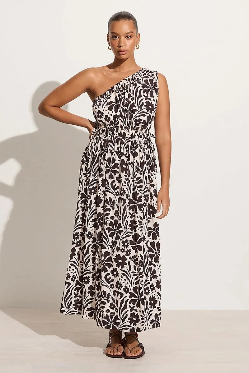 Lucila Midi Dress Sidra Floral Print Ecru - Final Sale sold by Faithfull the Brand