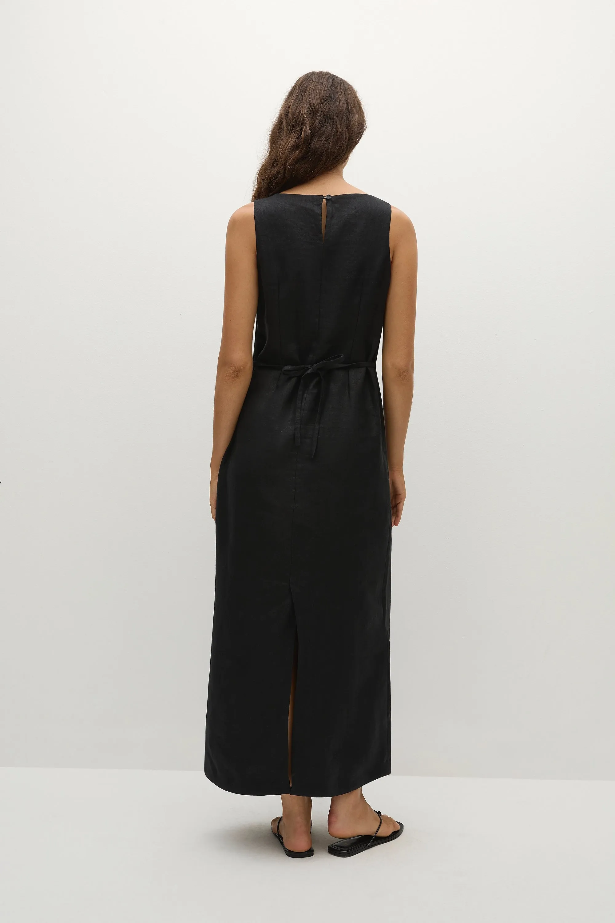 Taylor Midi Dress Black sold by Faithfull the Brand product image thumbnail 4
