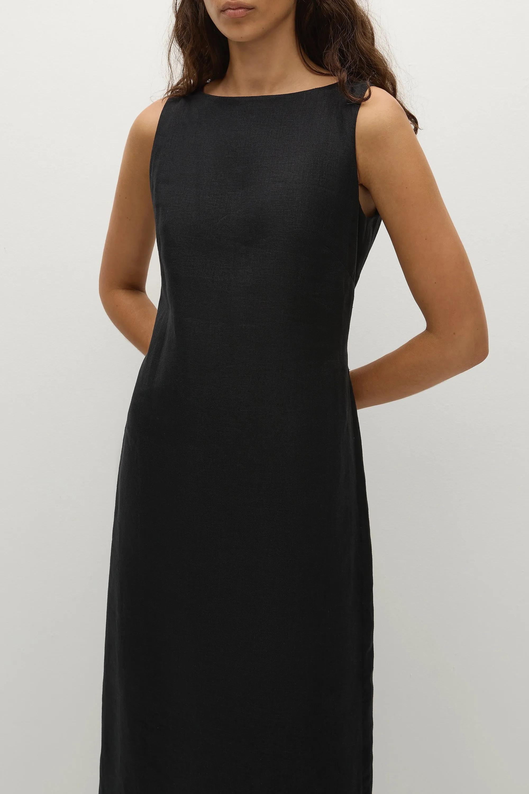 Taylor Midi Dress Black sold by Faithfull the Brand product image thumbnail 2