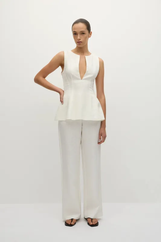 Melia Top White - Final Sale sold by Faithfull the Brand