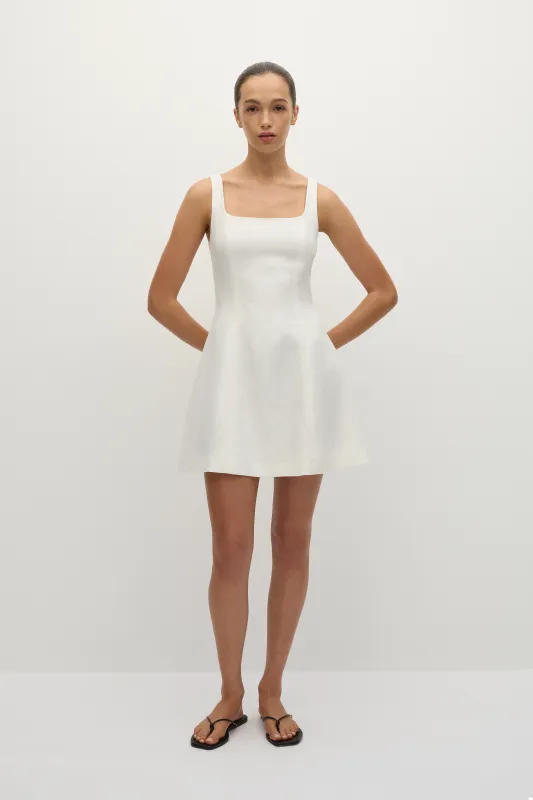 Felice Mini Dress White sold by Faithfull the Brand