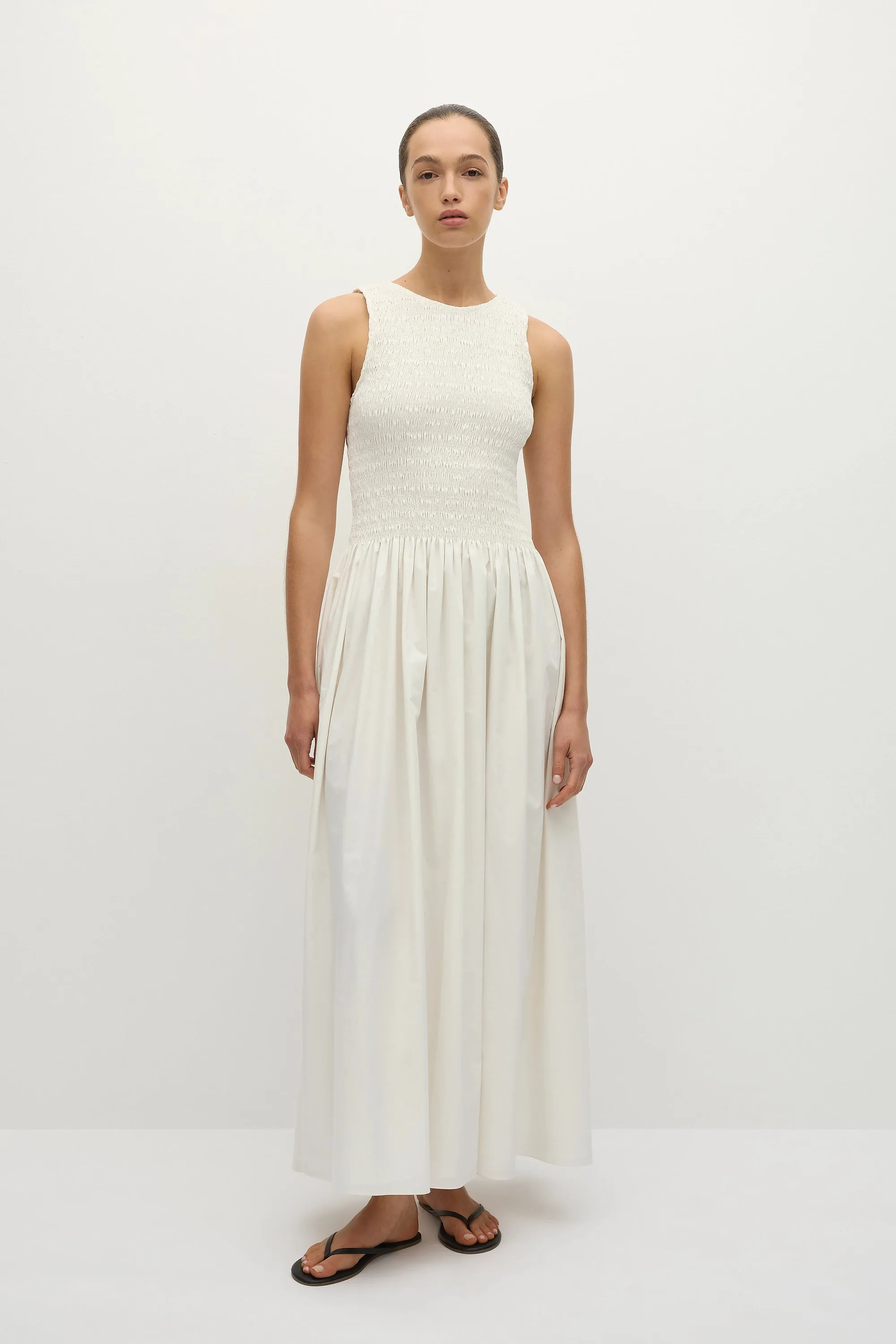 Alena Maxi Dress White - Final Sale sold by Faithfull the Brand