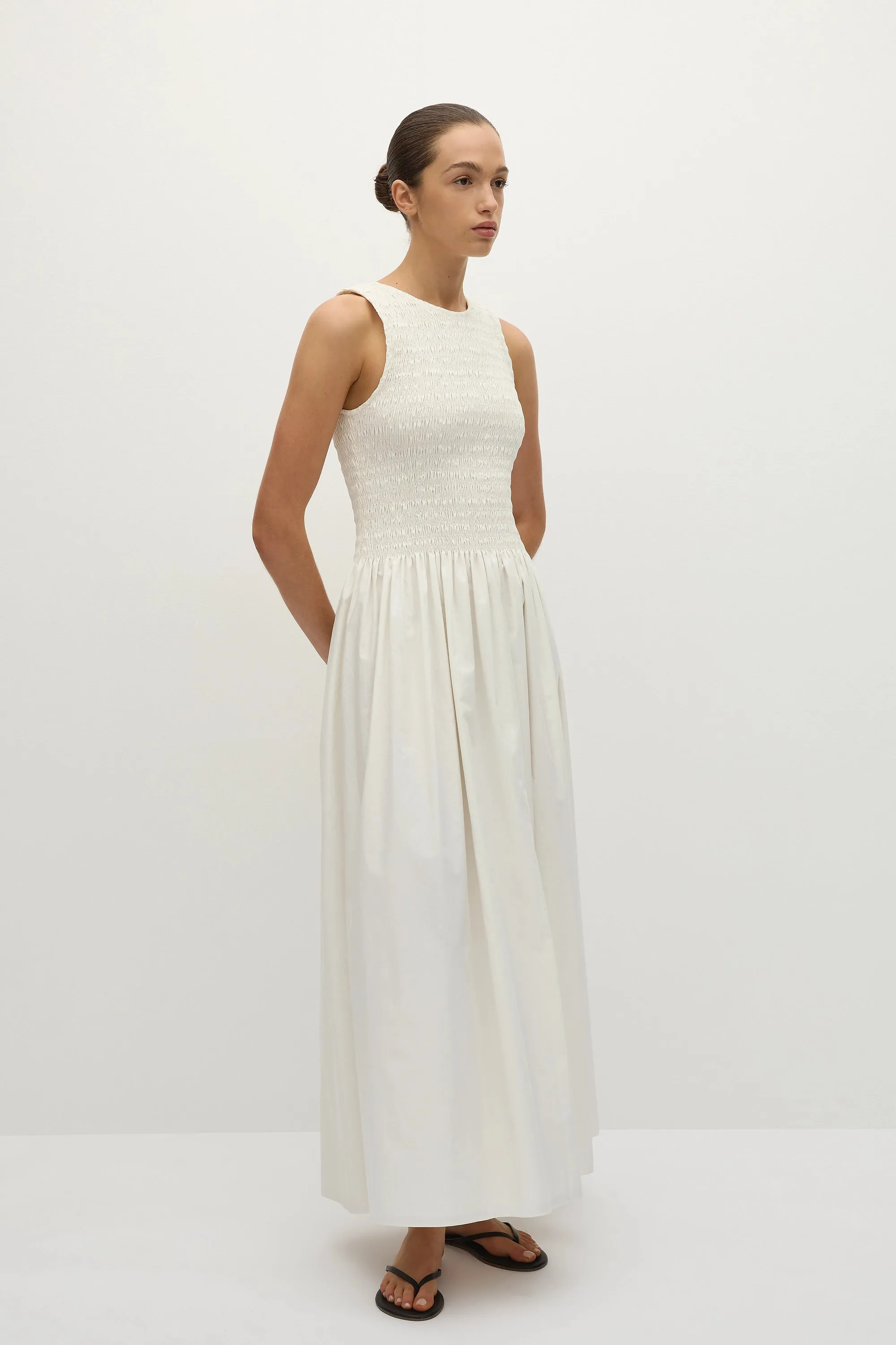 Alena Maxi Dress White - Final Sale sold by Faithfull the Brand product image thumbnail 3
