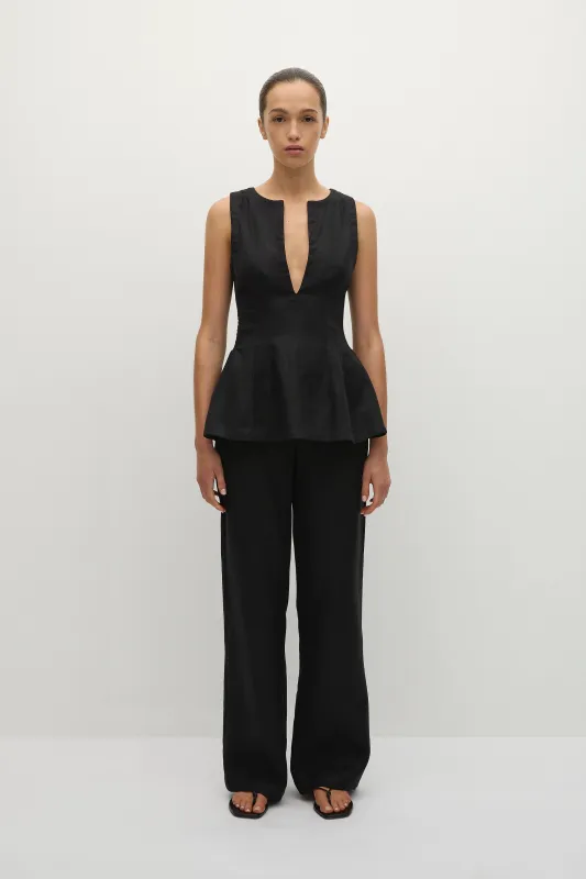 Sanne Pant Black sold by Faithfull the Brand