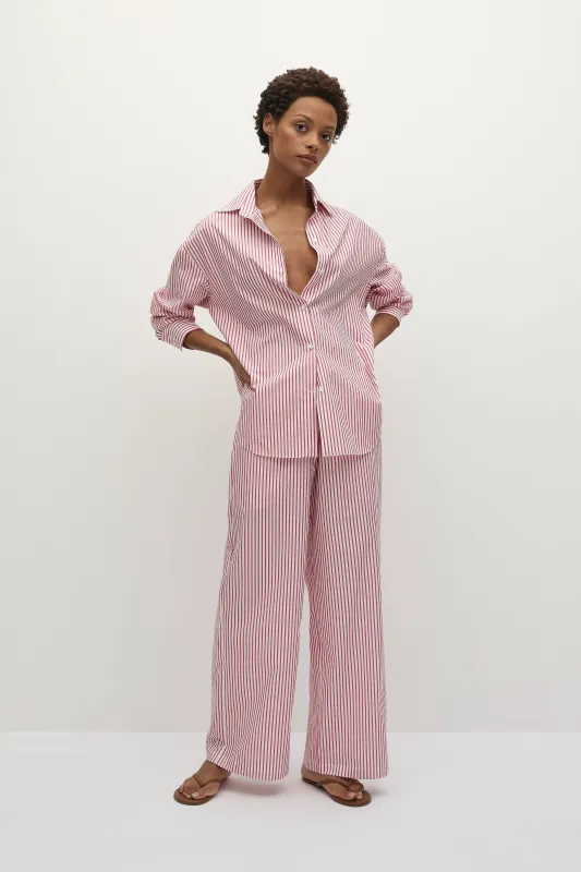 En Vau Oversized Shirt Riviera Stripe - Final Sale sold by Faithfull the Brand