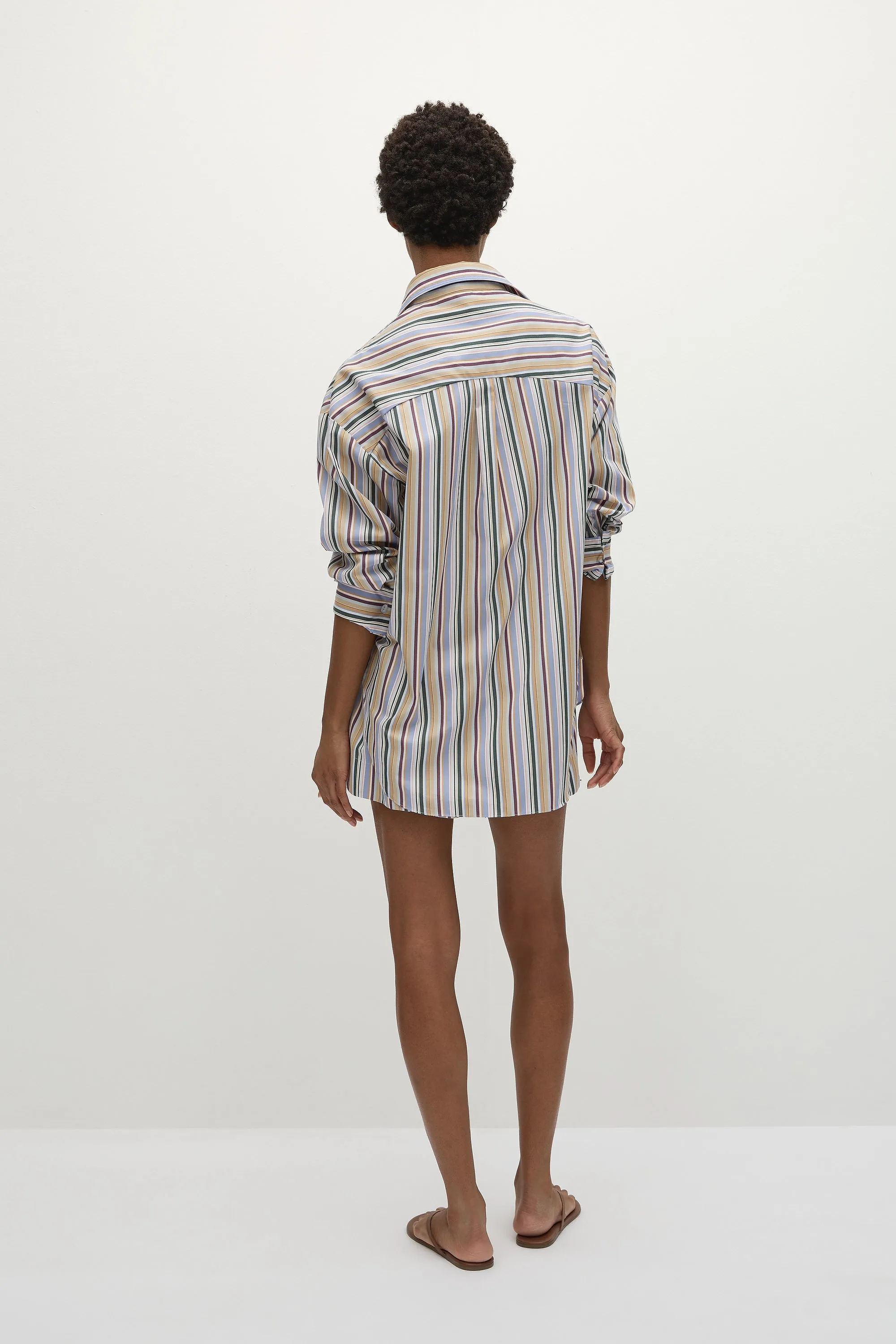 En Vau Oversized Shirt Sifnos Stripe - Final Sale sold by Faithfull the Brand product image thumbnail 5
