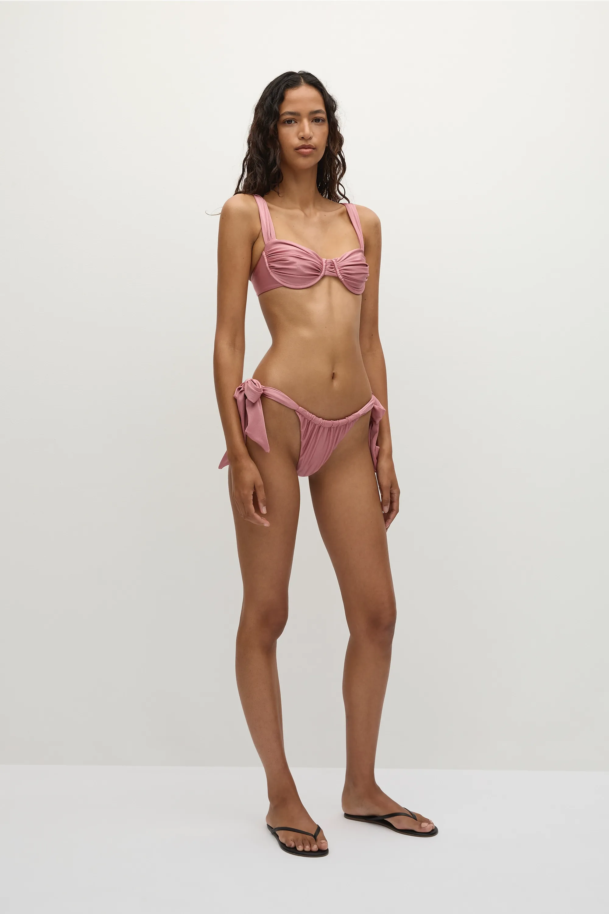 Costa Bikini Bottom Puce - Final Sale sold by Faithfull the Brand product image thumbnail 3